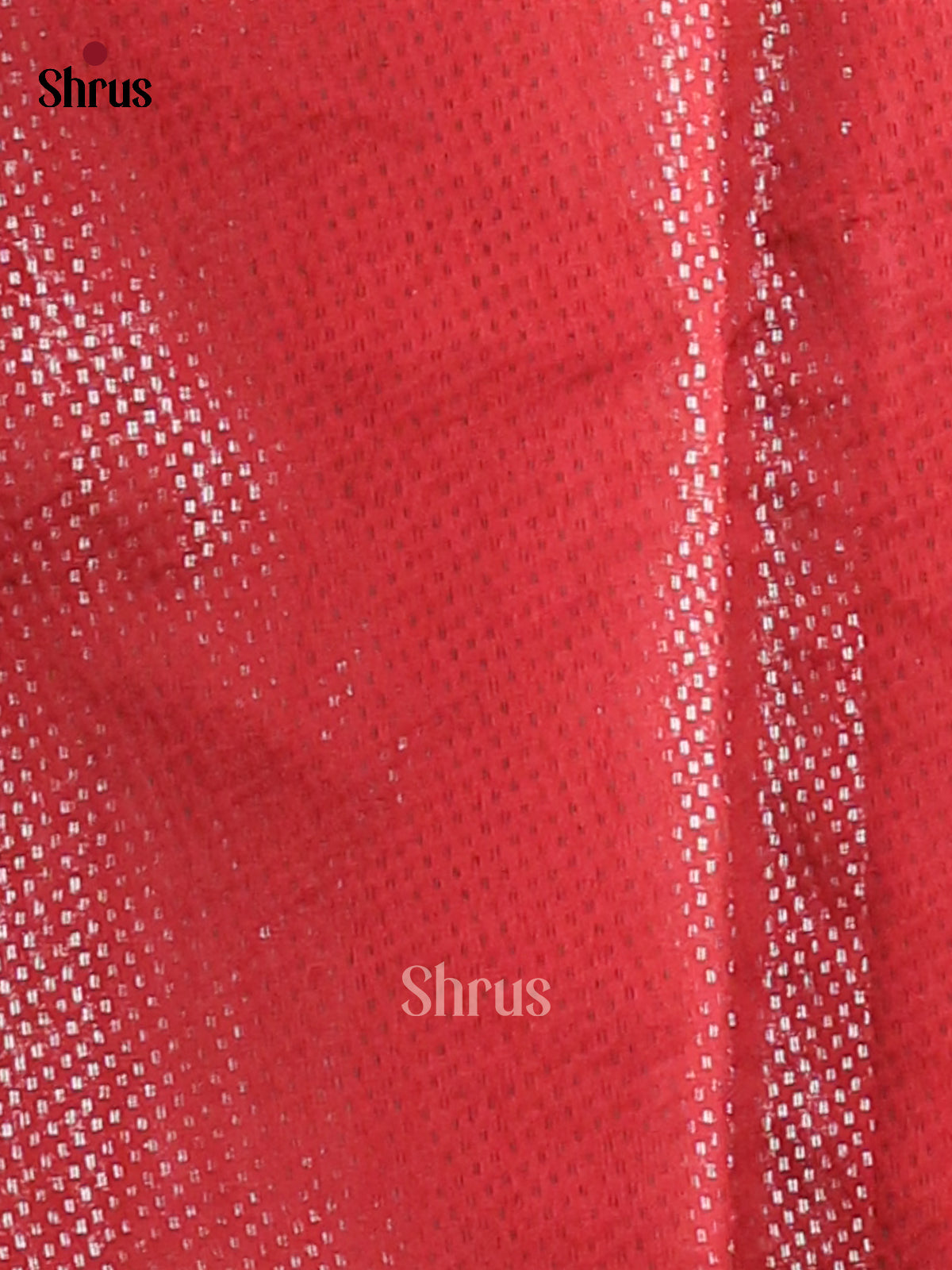 Maroon- Semi Jute Saree - Shop on Shrus.com