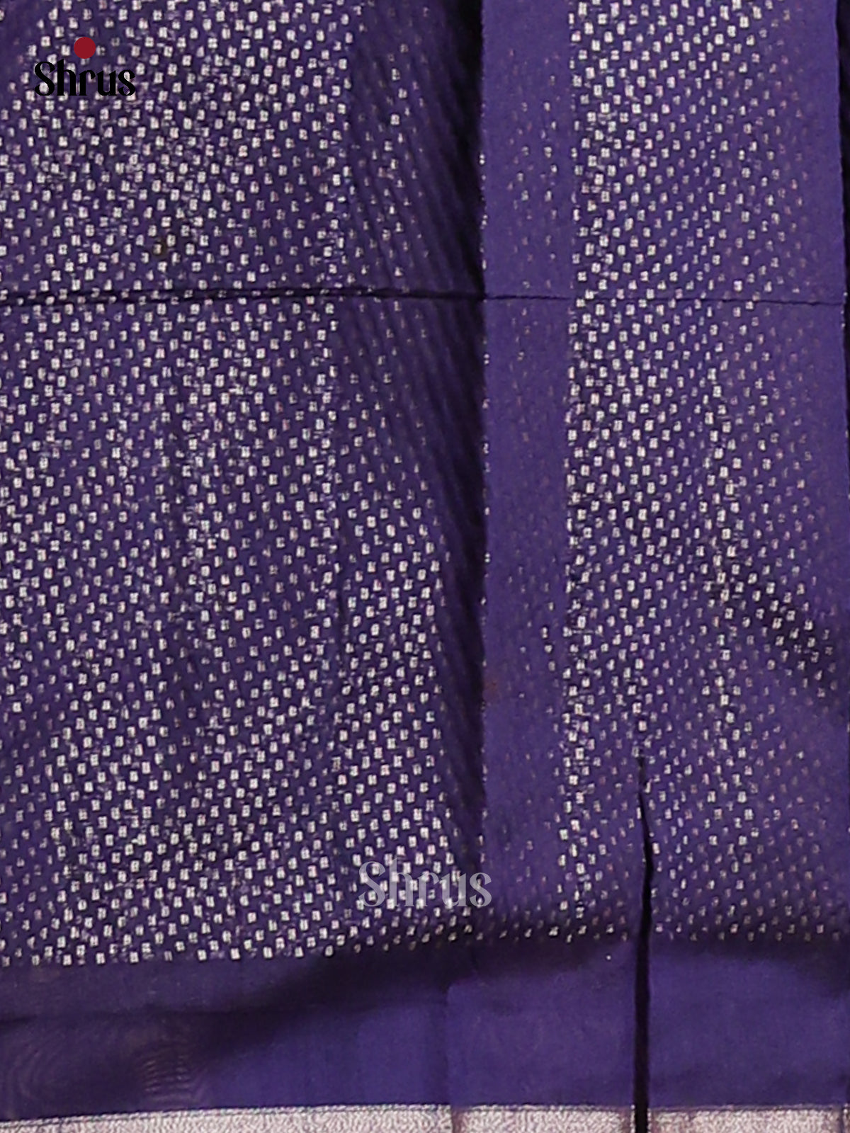 Blue - Semi Jute Saree - Shop on Shrus.com