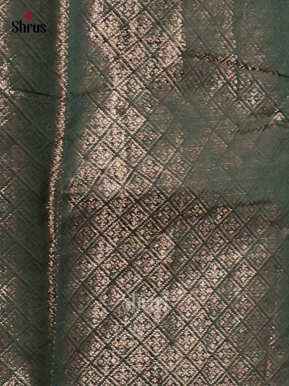 Green- Semi Jute Saree - Shop on Shrus.com