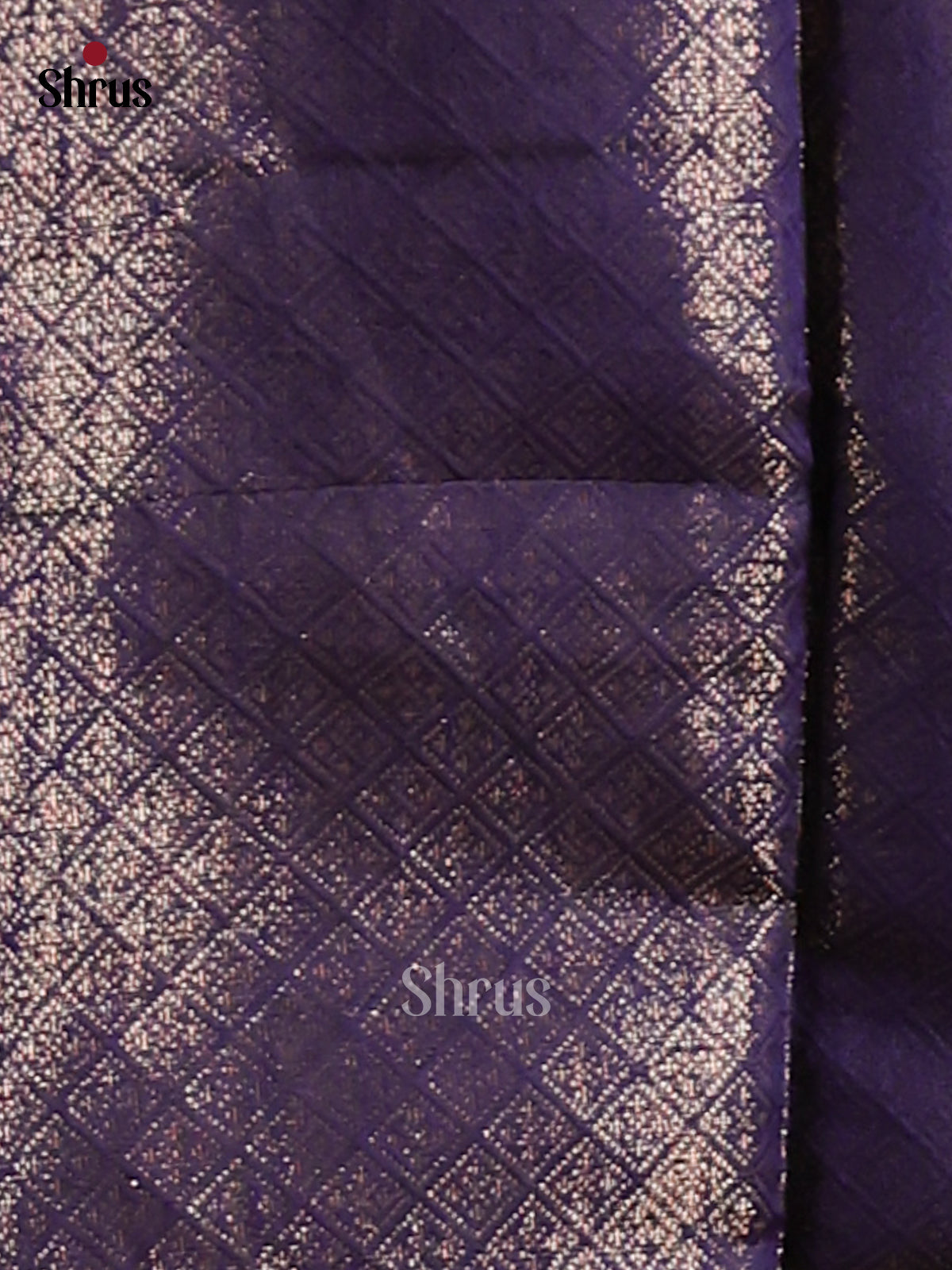 Blue - Semi Jute Saree - Shop on Shrus.com