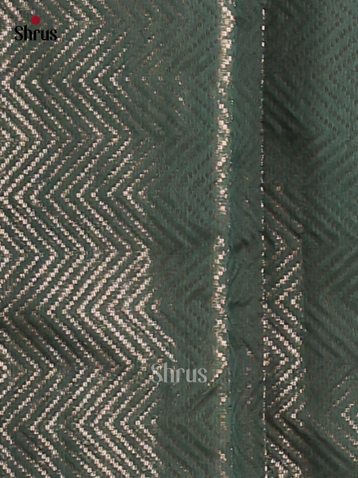 Green - Semi Jute Saree - Shop on Shrus.com