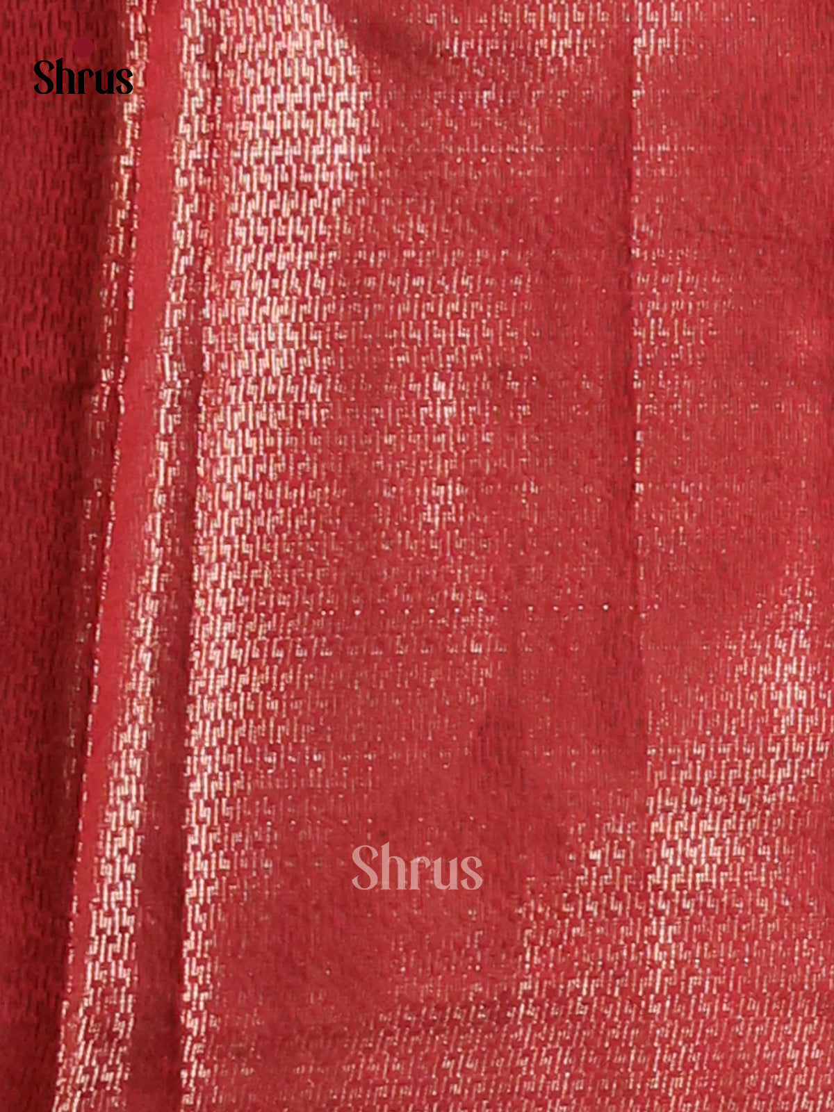 Maroon- Semi Jute Saree - Shop on Shrus.com