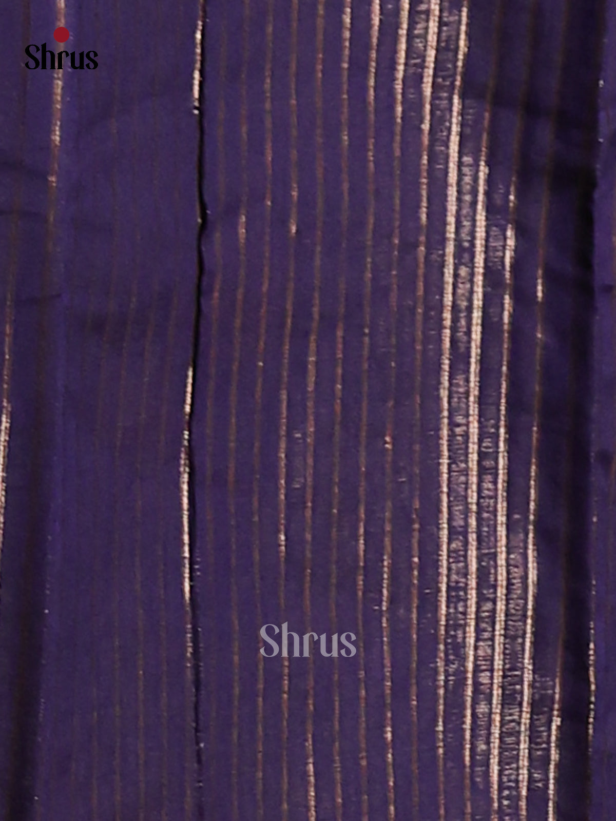 Blue- Semi Jute Saree - Shop on Shrus.com