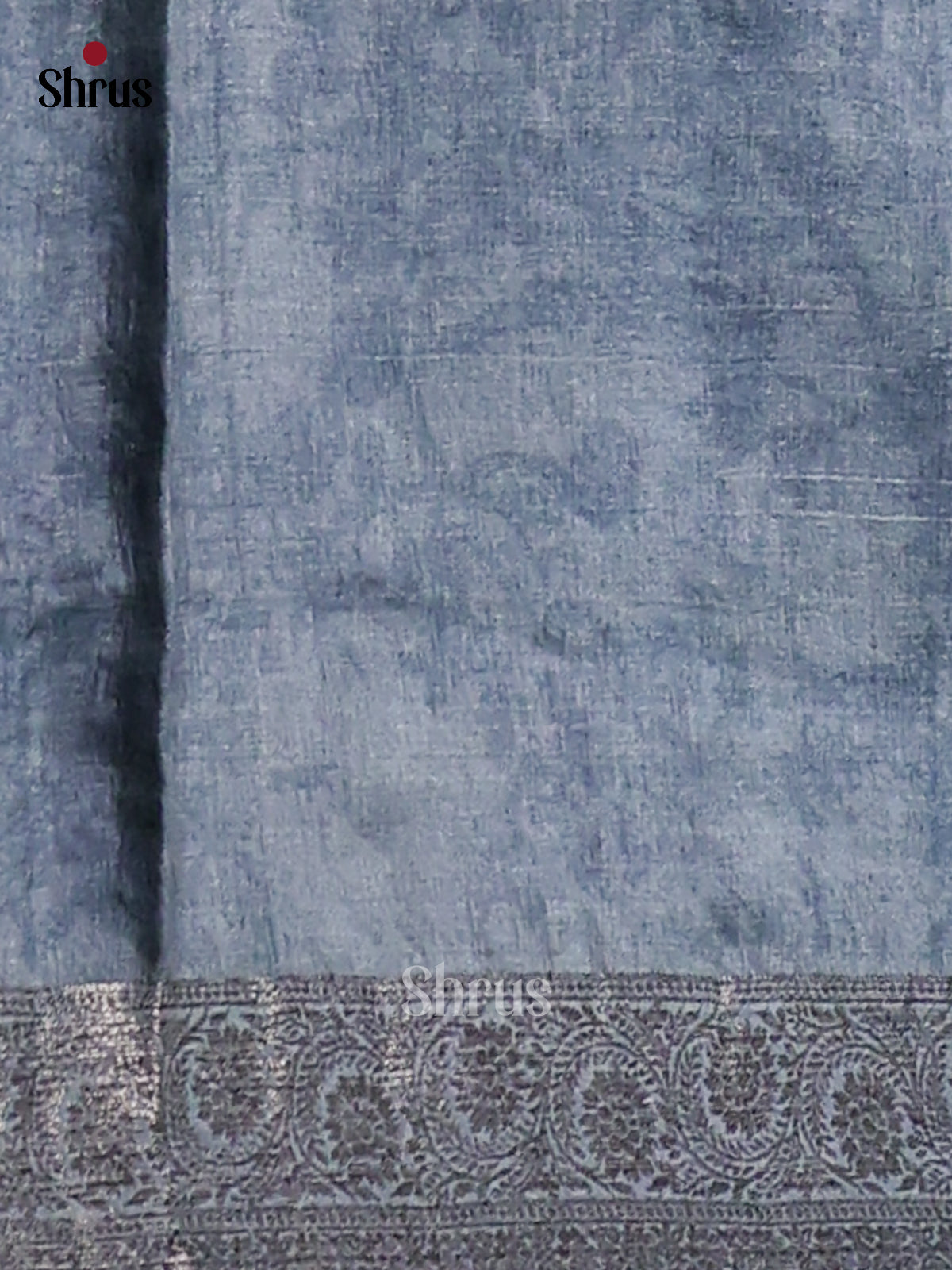 Blue(single Tone)- Tussar Saree - Shop on Shrus.com