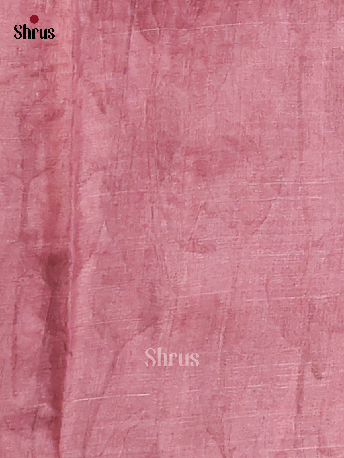 beatiful Pink(Single Tone)- Tussar Saree-2
