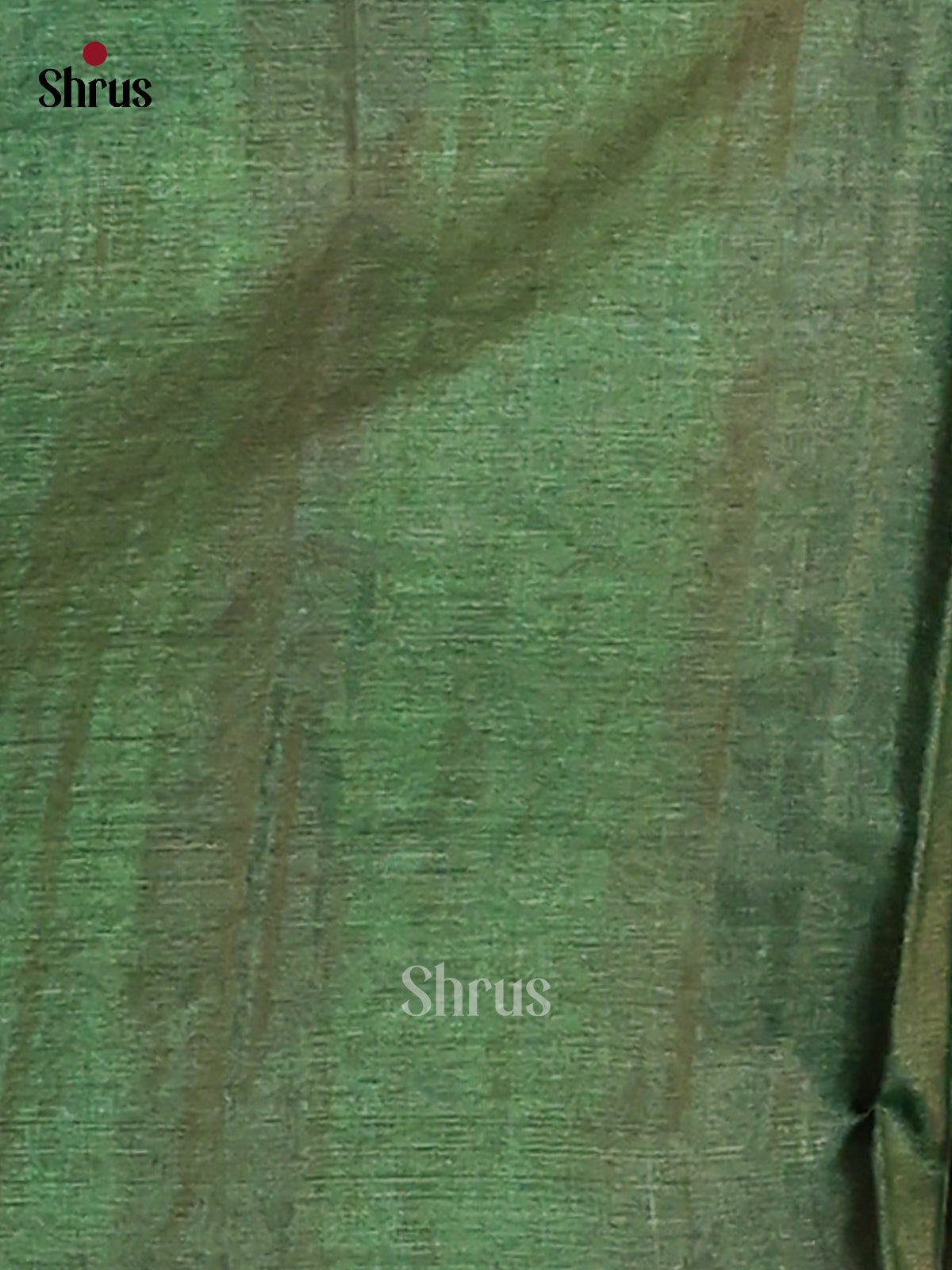 Red & Green- Tussar Saree-1