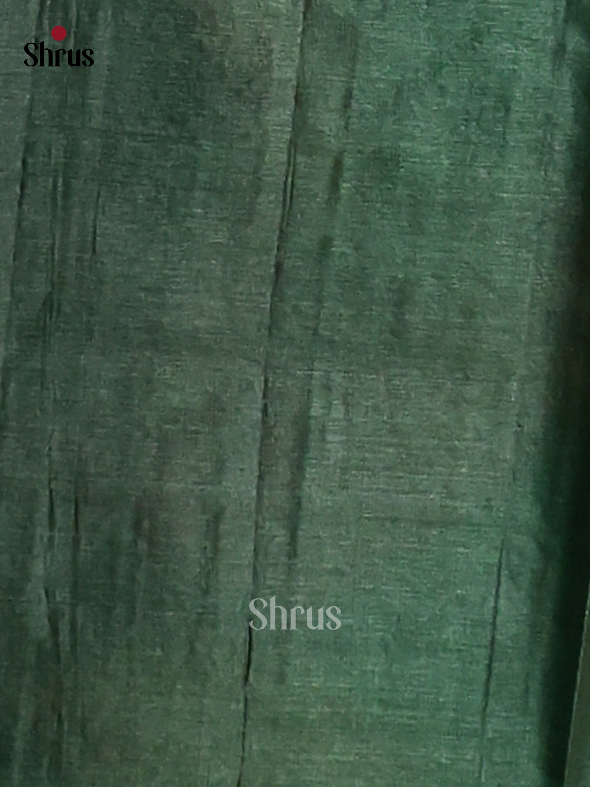 Red & Green- Tussar Saree - Shop on Shrus.com