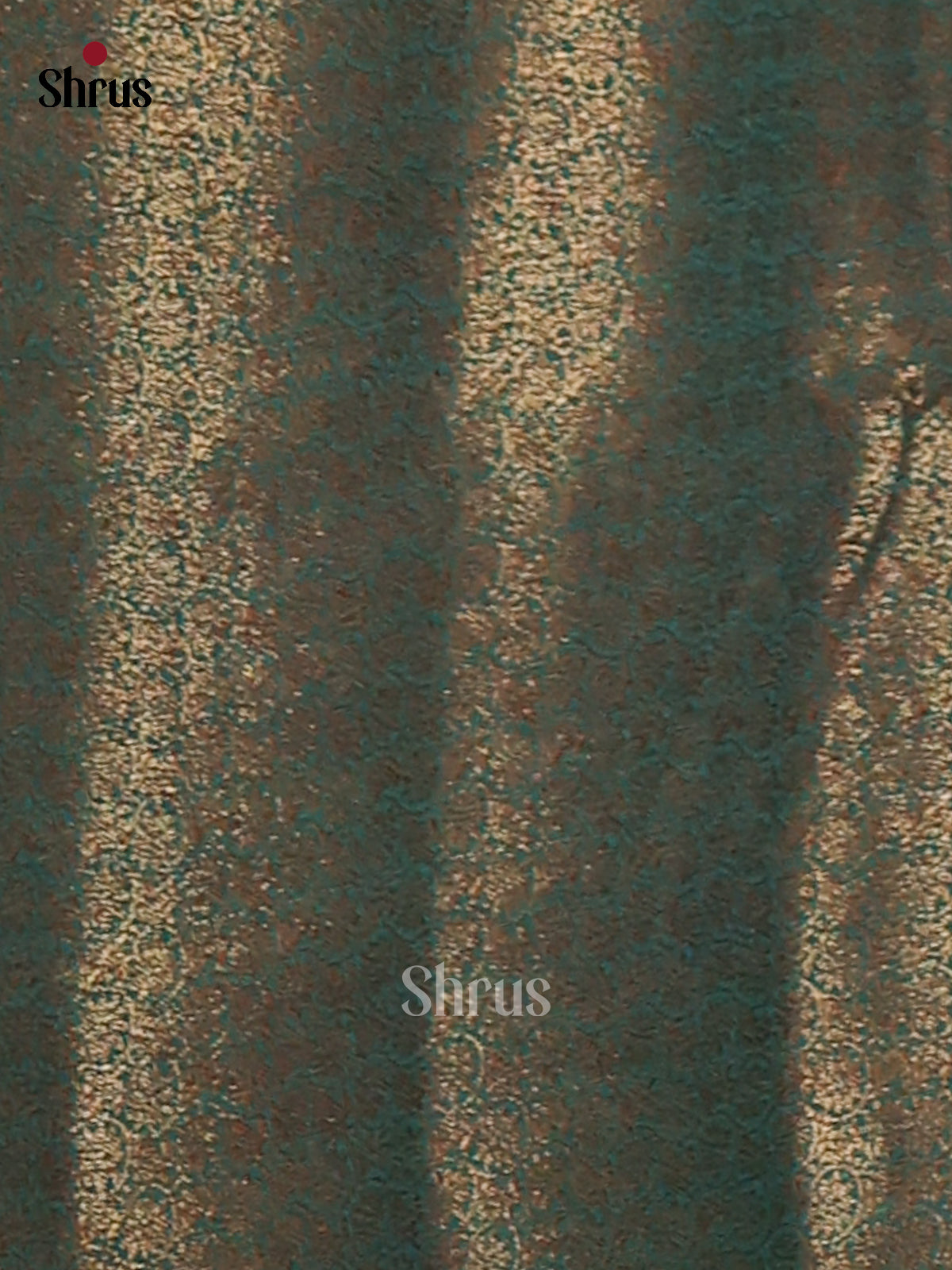 Maroon & teal - Semi Jute Saree - Shop on Shrus.com