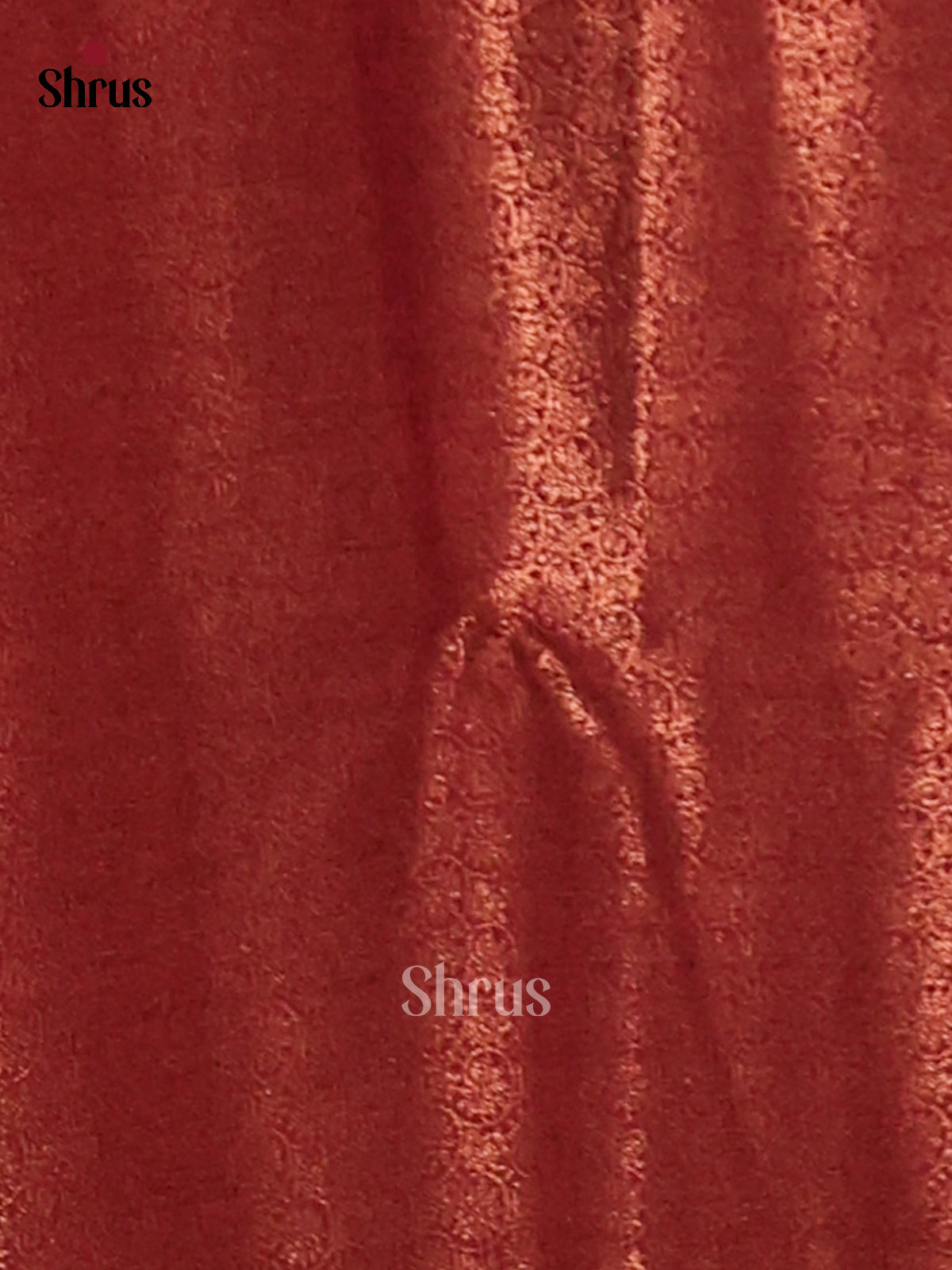 Green & Maroon- Semi Jute Saree - Shop on Shrus.com