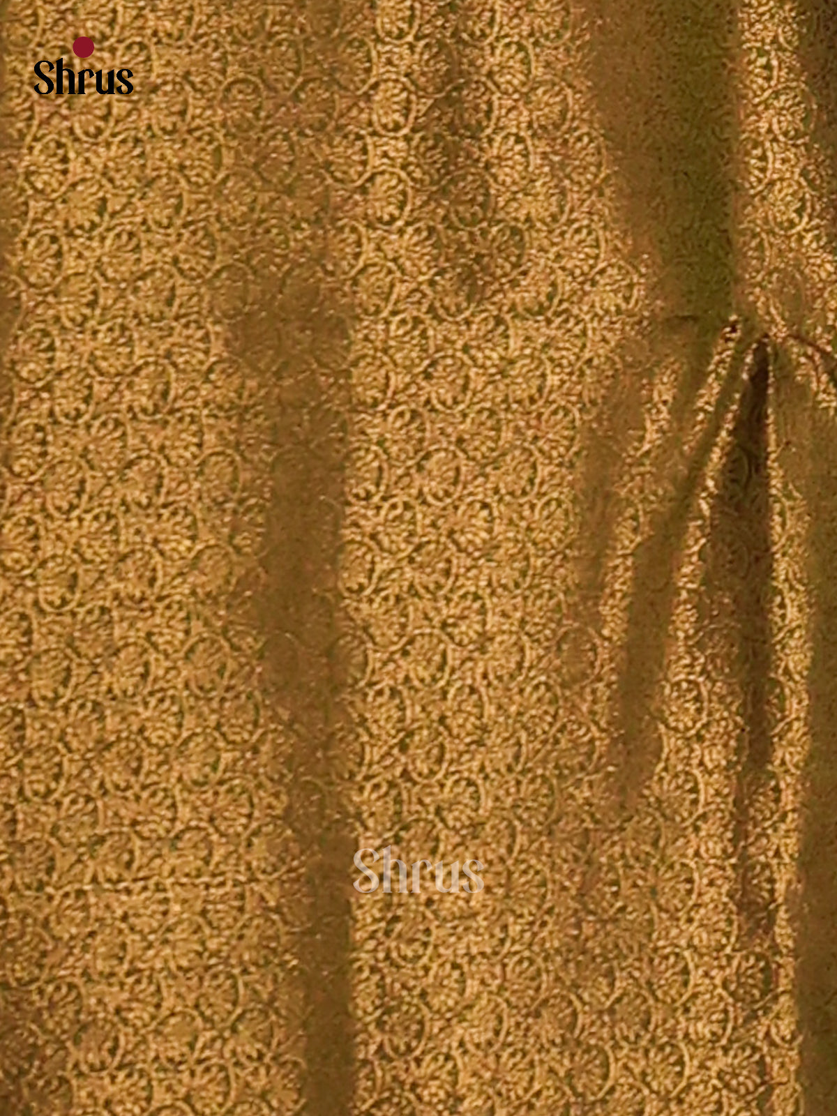 Red & Green- Semi Jute Saree - Shop on Shrus.com