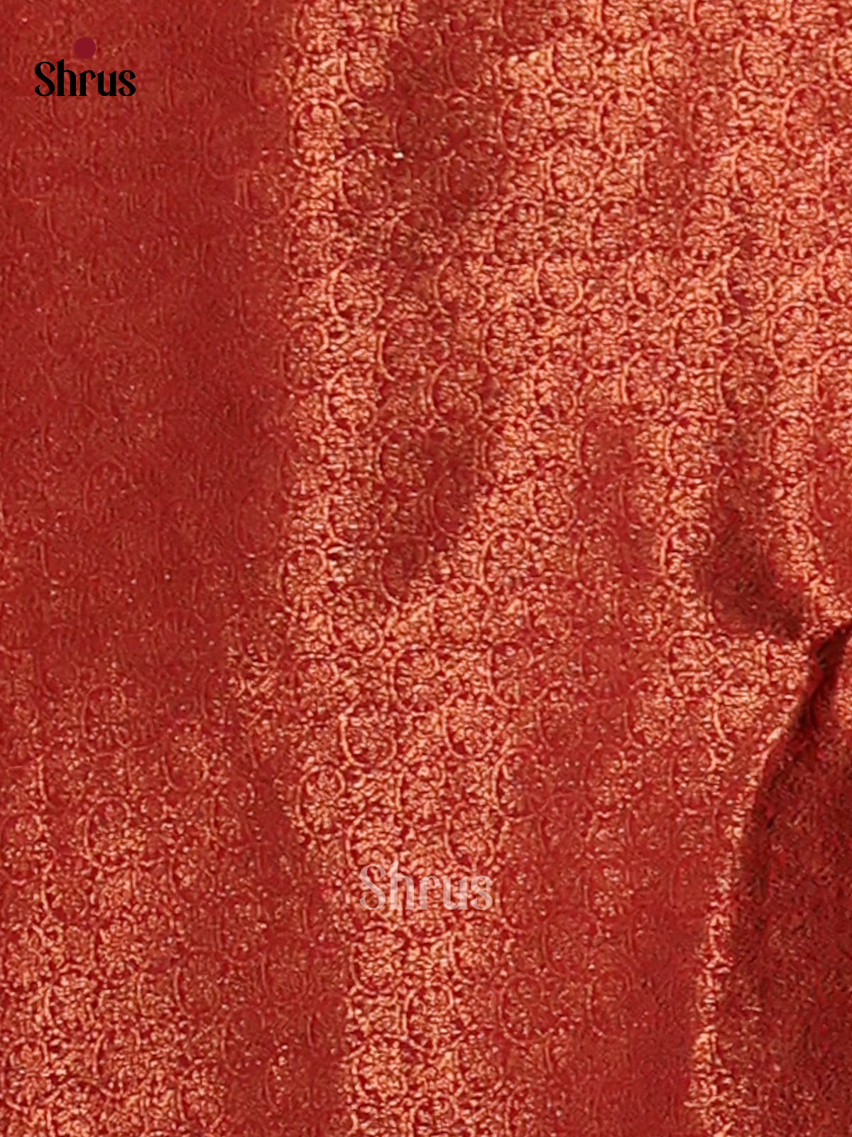 Beige & Red - Semi Jute Saree - Shop on Shrus.com