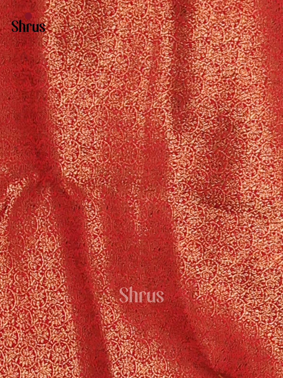 Blue & Red- Semi Jute Saree - Shop on Shrus.com