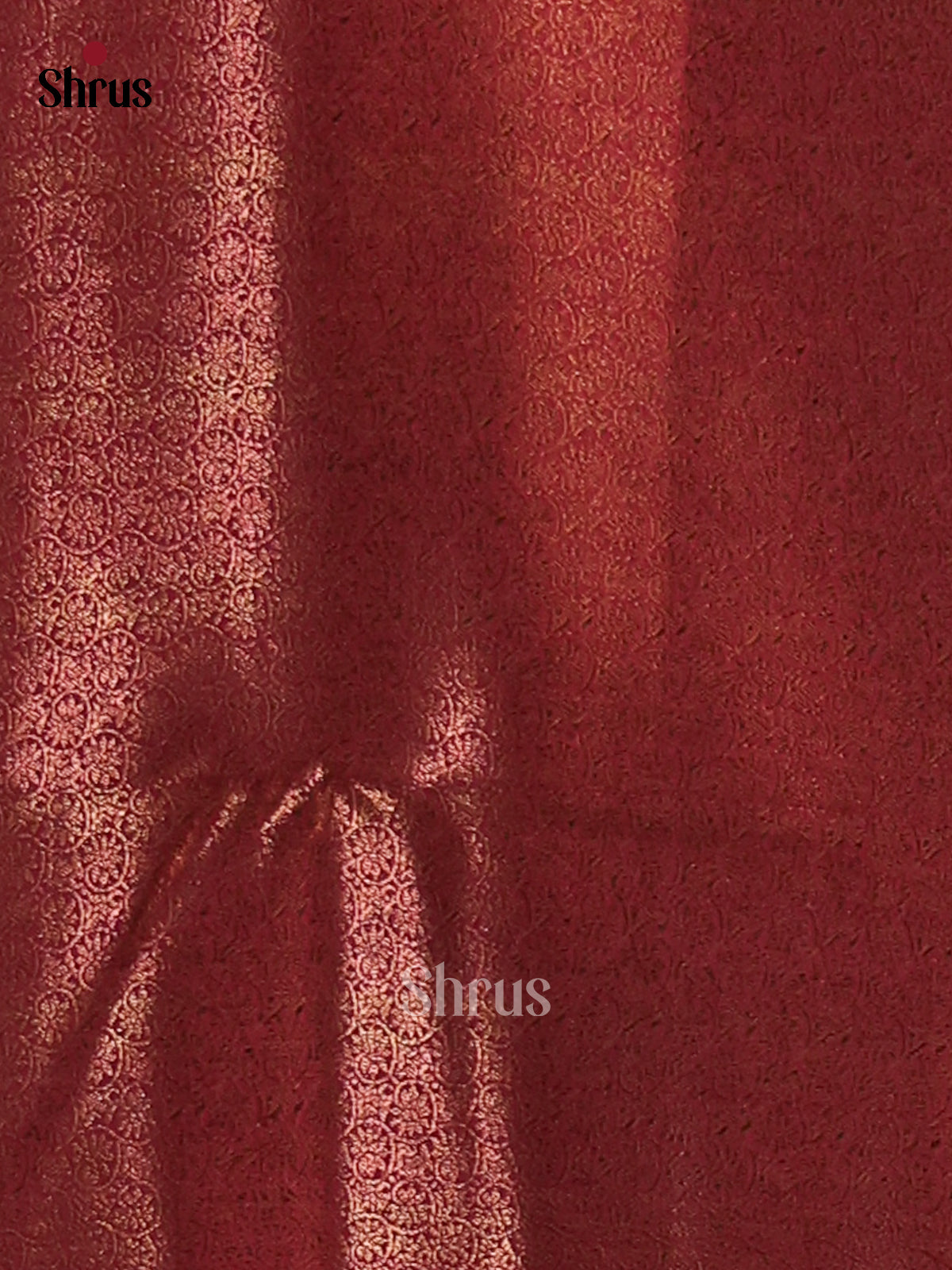 Blue & Maroon- Semi Jute Saree - Shop on Shrus.com