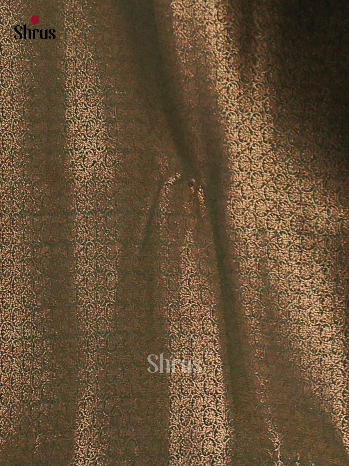 Red & Green- Semi Jute Saree - Shop on Shrus.com