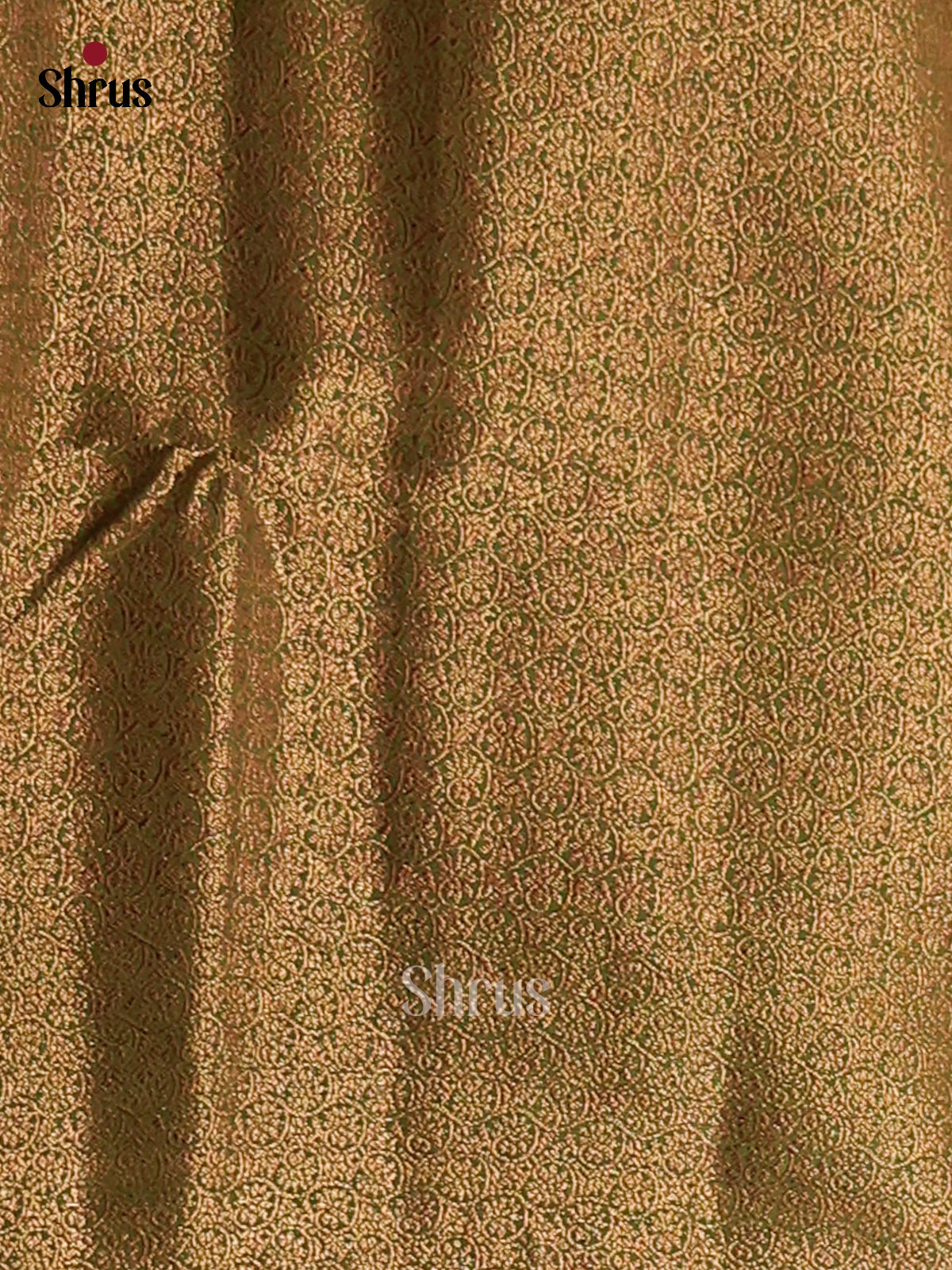 Red & Green - Semi Jute Saree - Shop on Shrus.com