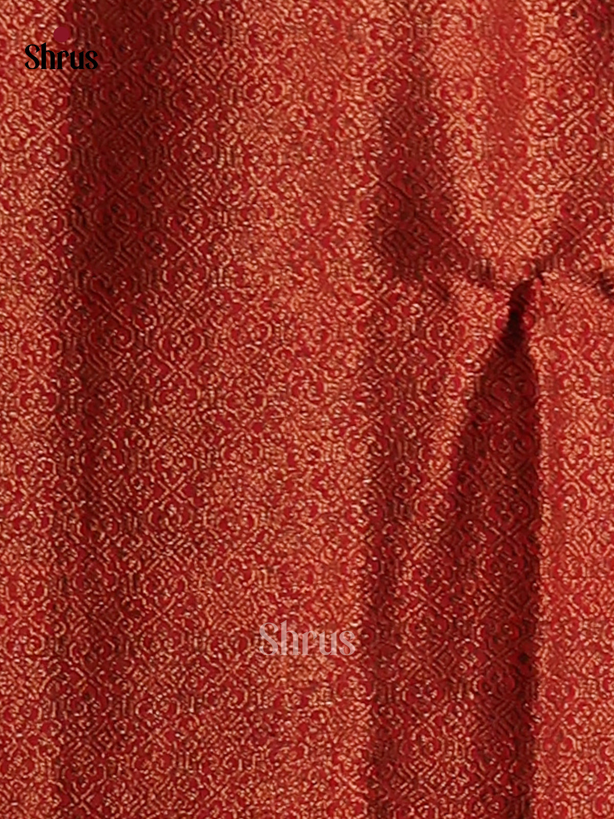 Blue & Red- Semi Jute Saree - Shop on Shrus.com
