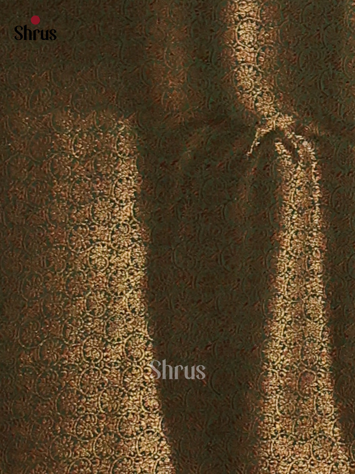 Red & Green- Semi Jute Saree - Shop on Shrus.com