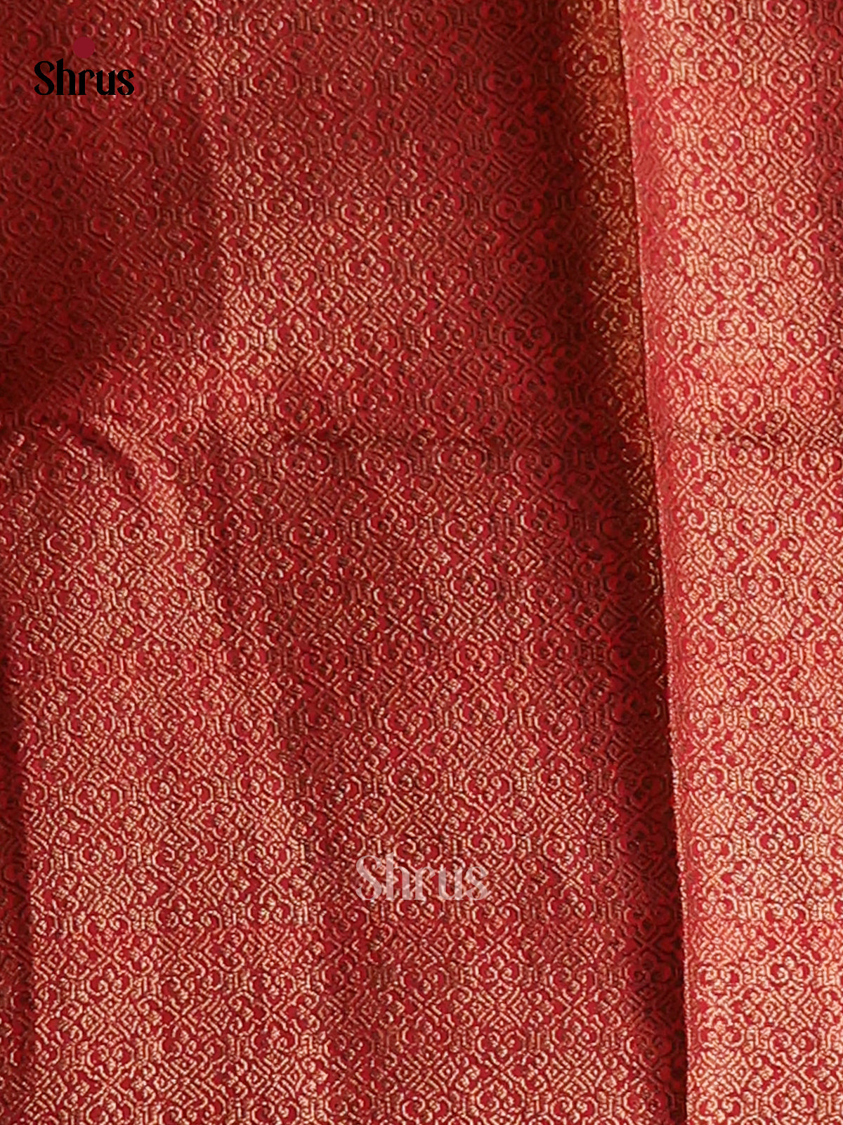 Blue & Red - Semi Jute Saree - Shop on Shrus.com