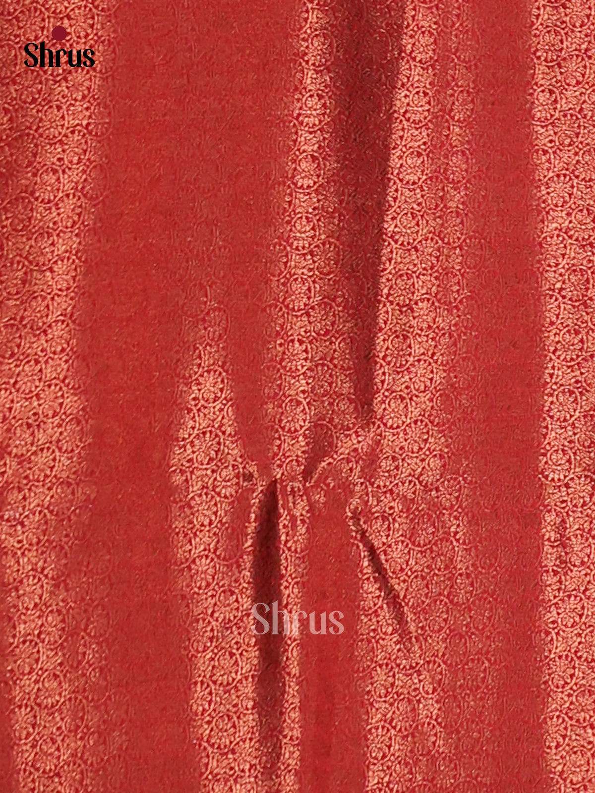 Blue & Red - Semi Jute Saree - Shop on Shrus.com