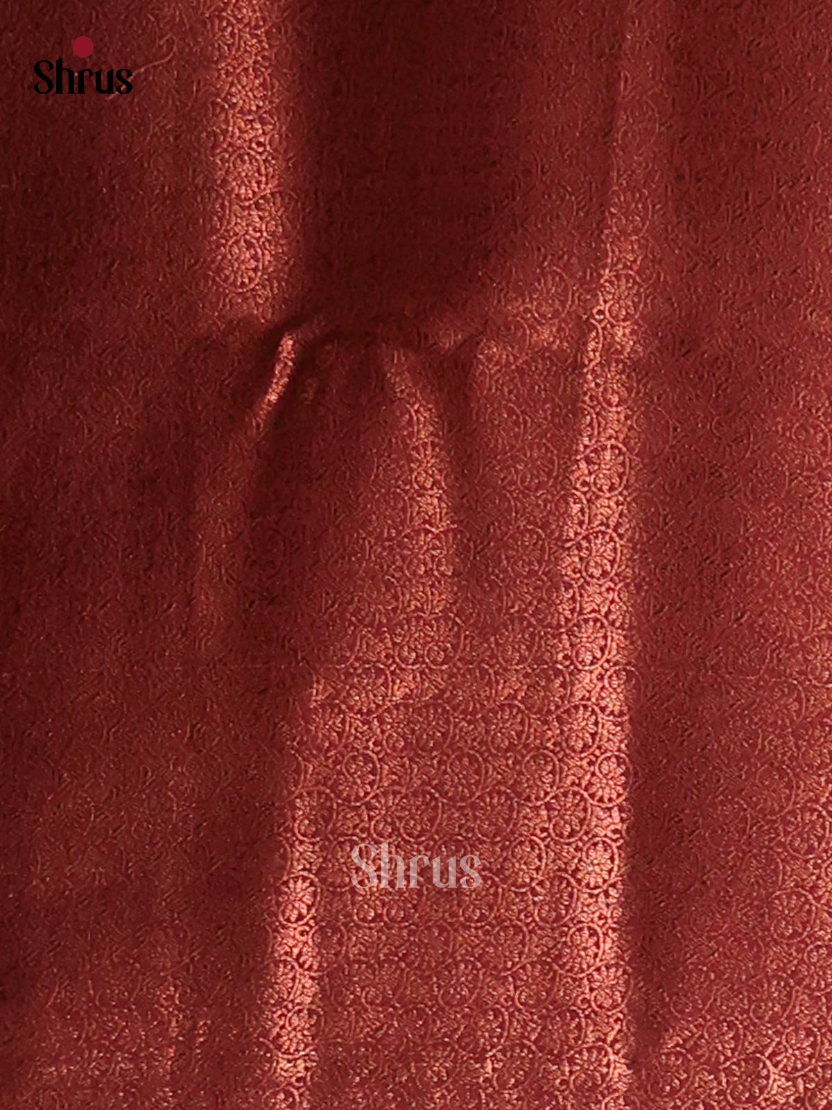 Beige & Maroon - Semi Jute Saree - Shop on Shrus.com