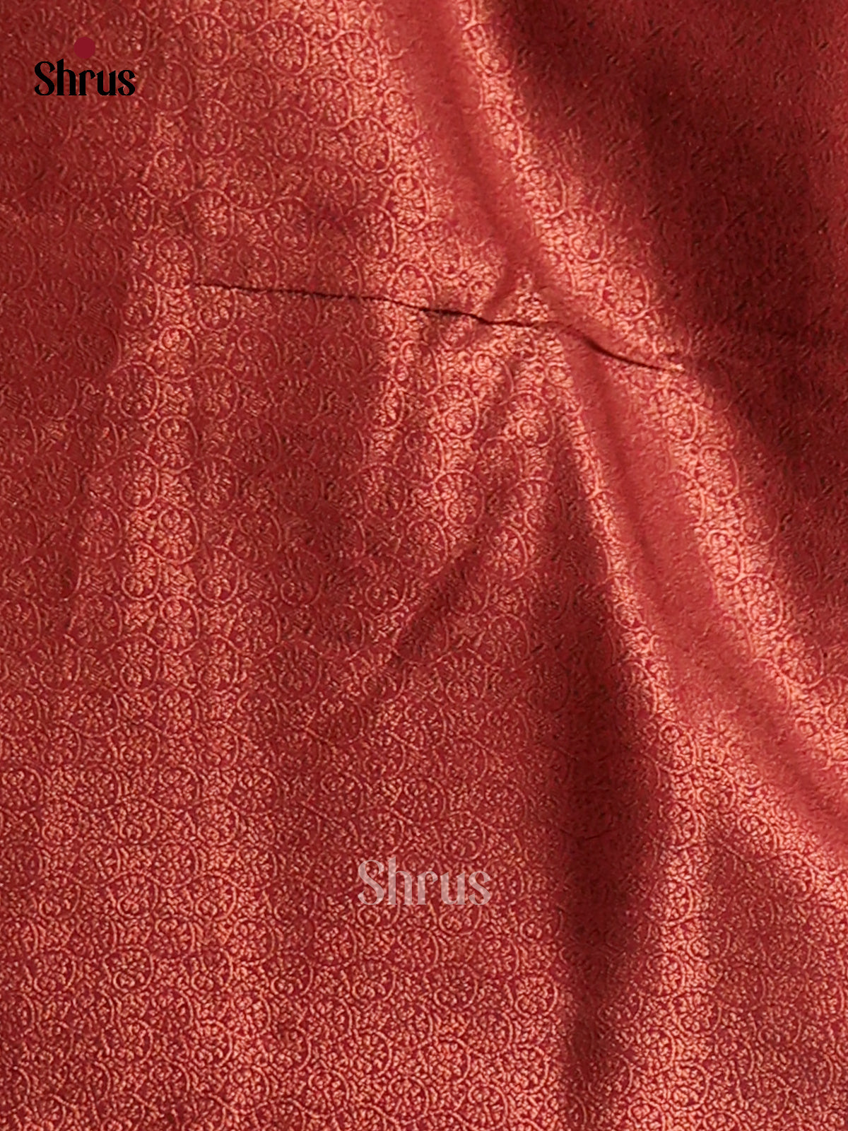 Beige & Red - Semi Jute Saree - Shop on Shrus.com