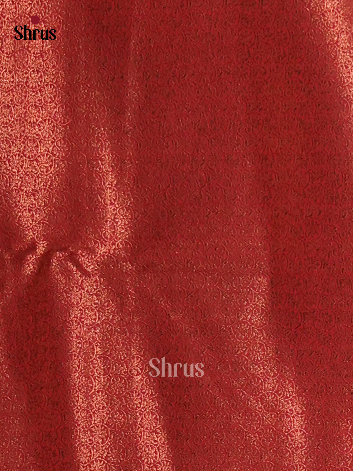 Beige & Red- Semi Jute Saree - Shop on Shrus.com