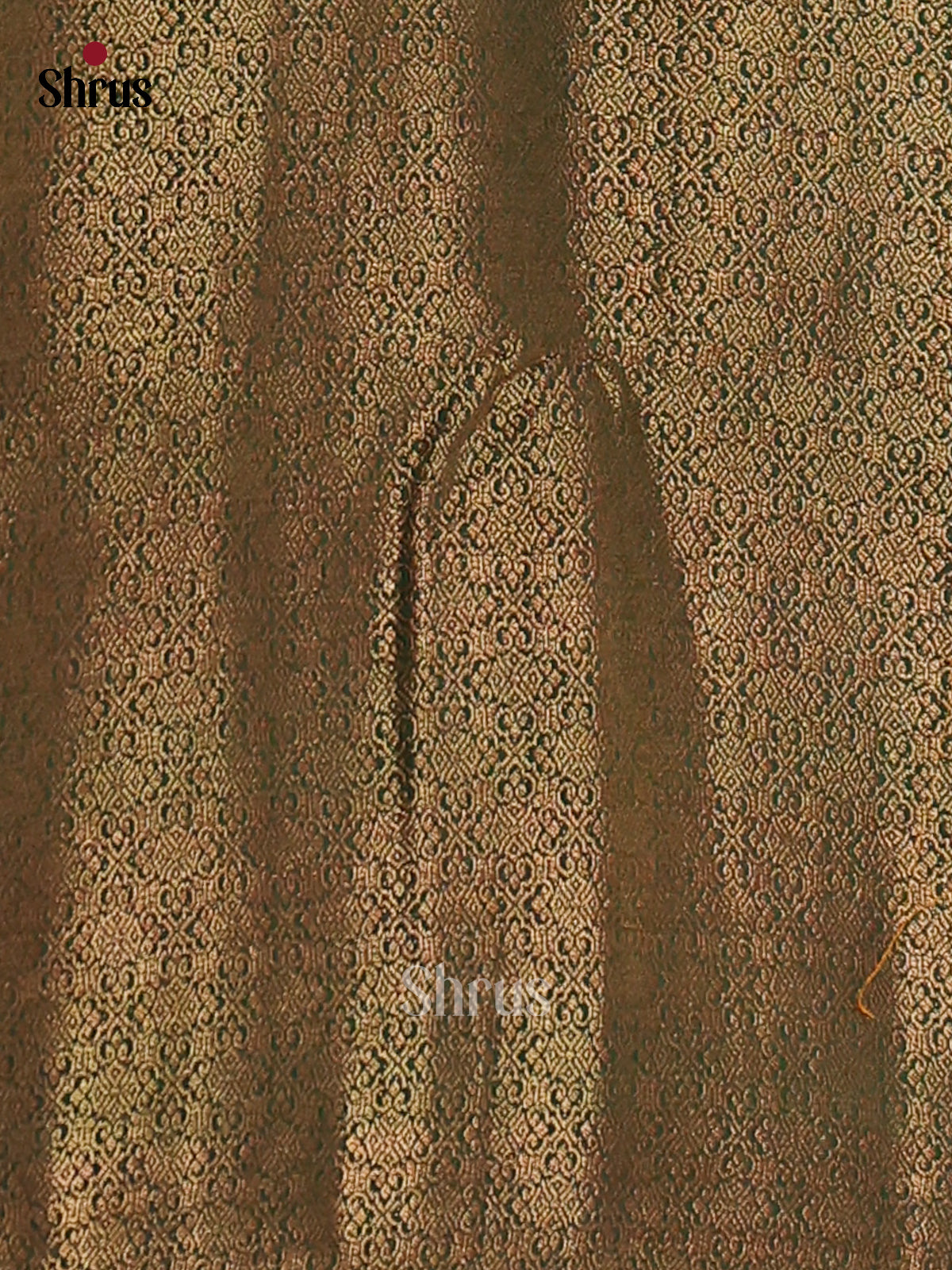 Mustard & Green - Semi Jute Saree - Shop on Shrus.com