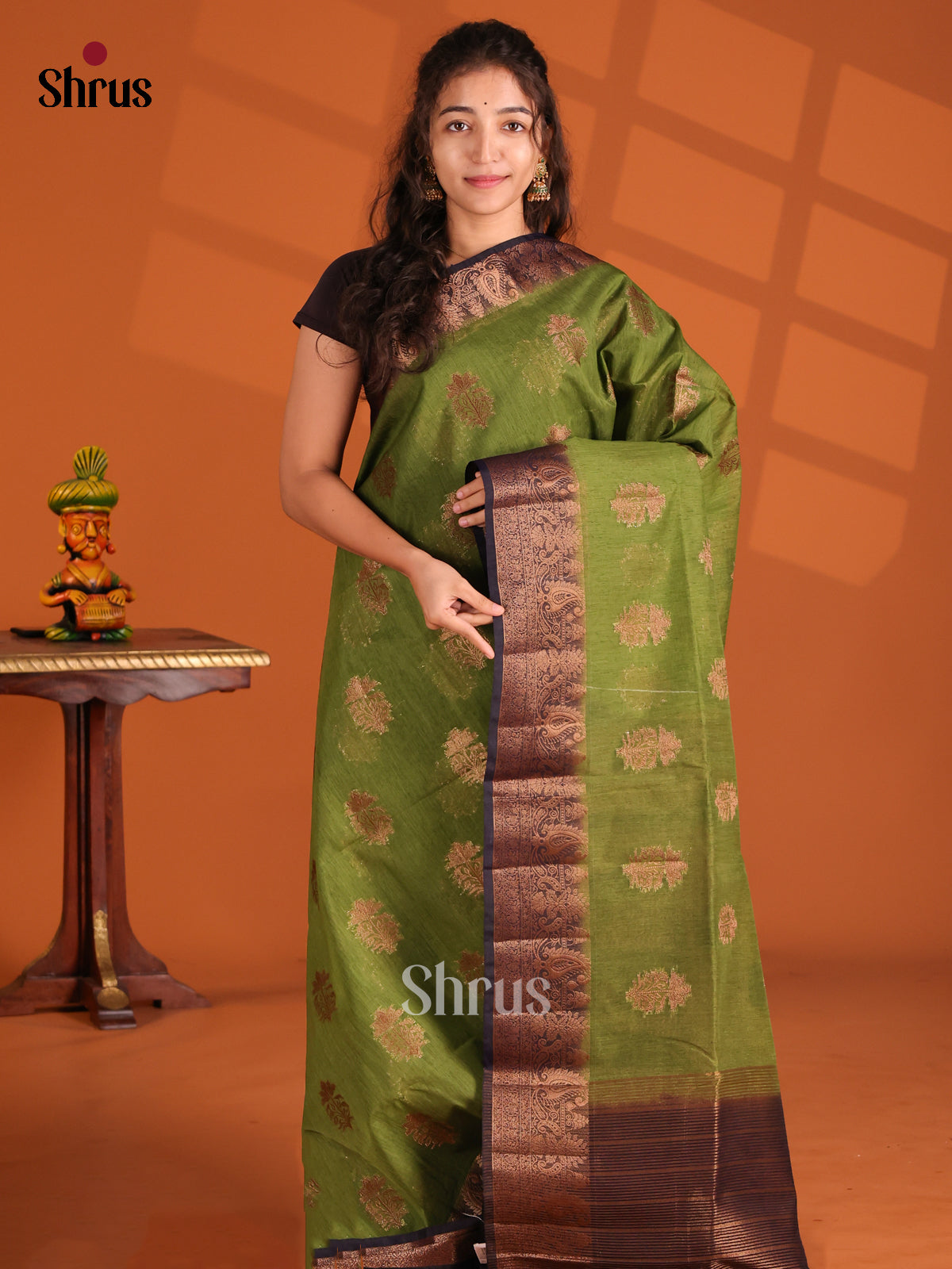 DFS03518- Semi Jute Saree - Shop on Shrus.com