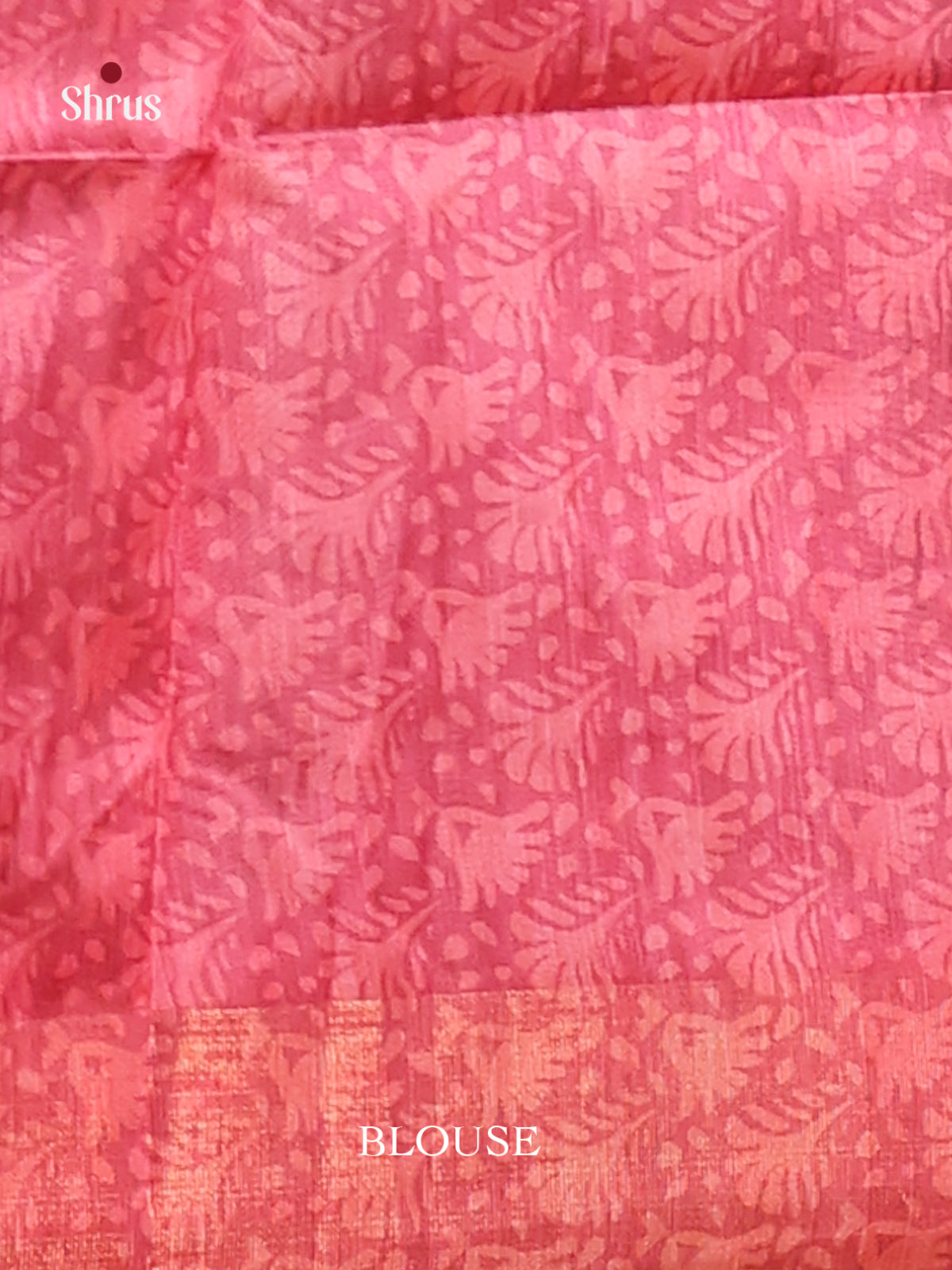 Green & Pink - Champa semitussar Saree - Shop on Shrus.com
