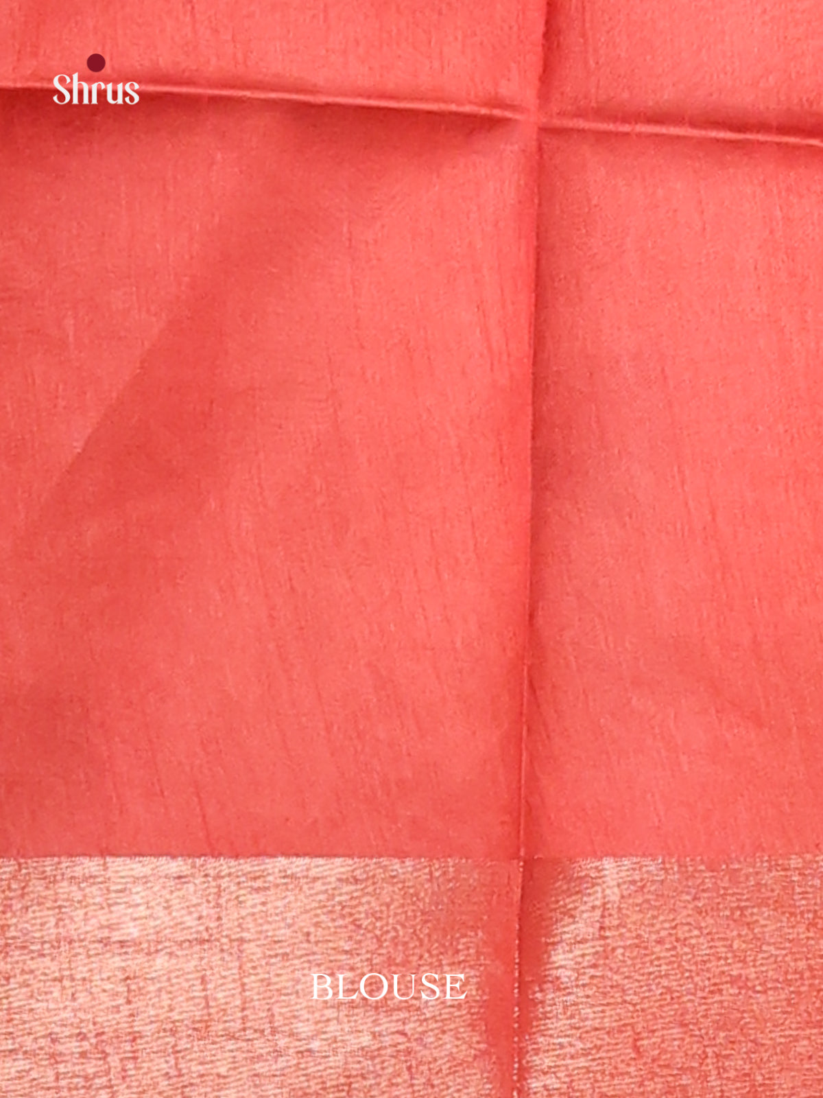 Red - Champa semitussar Saree - Shop on Shrus.com