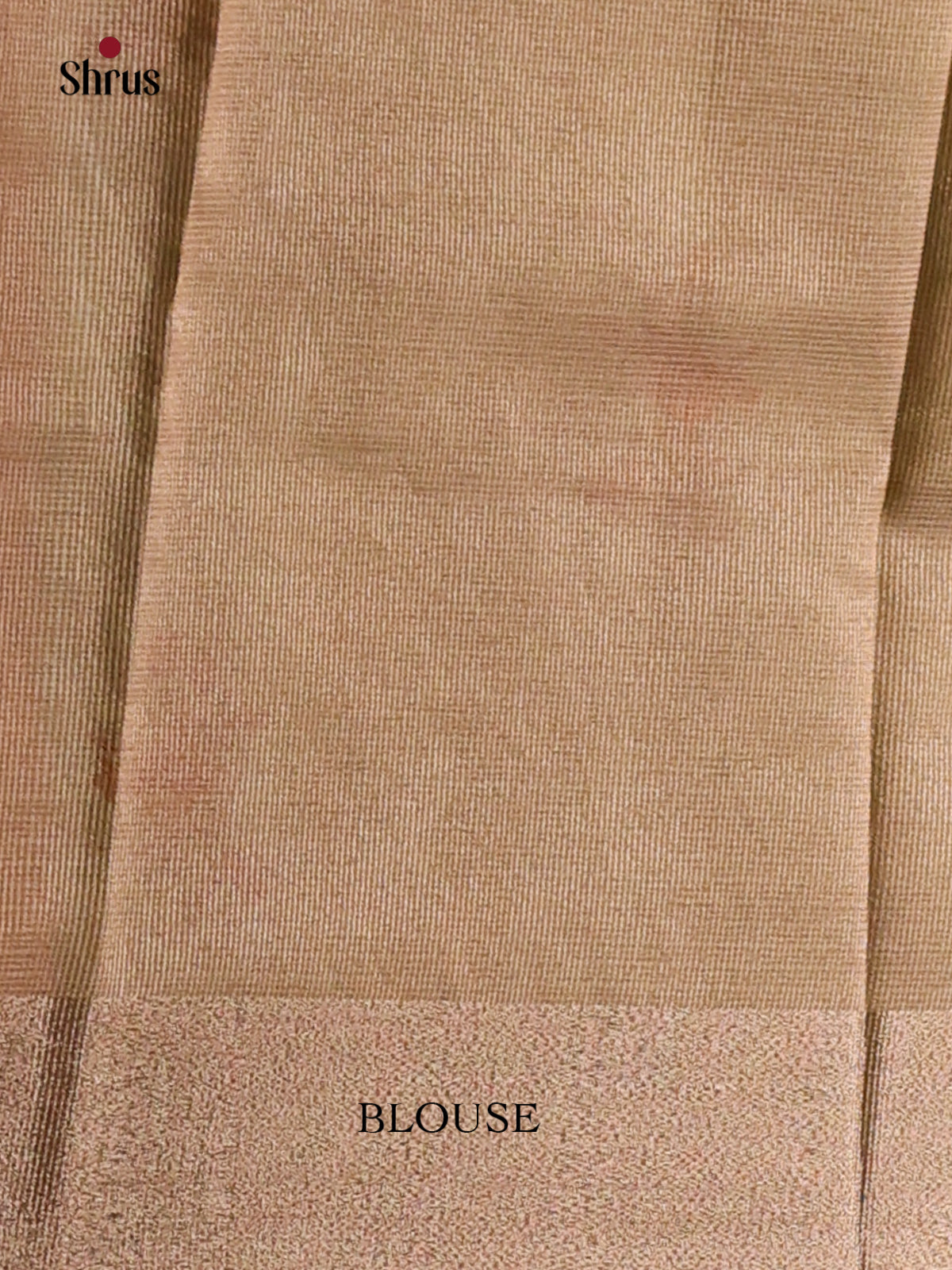 Green & Beige  - Semi Tissue Saree - Shop on Shrus.com