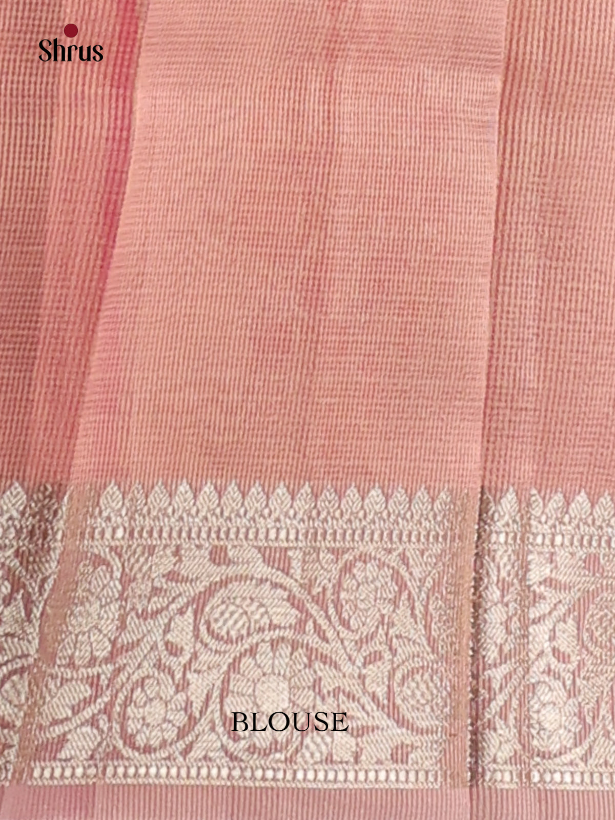Pink - Semi Tissue Saree - Shop on Shrus.com