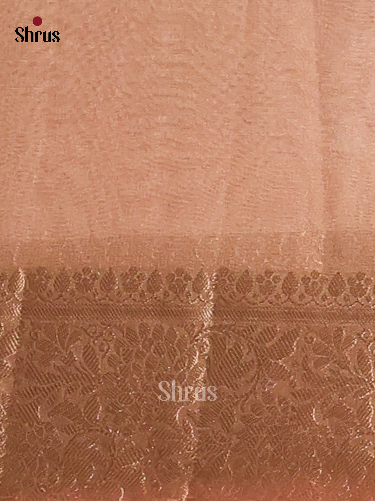 Rose Gold - Semi Tissue saree - Shop on Shrus.com