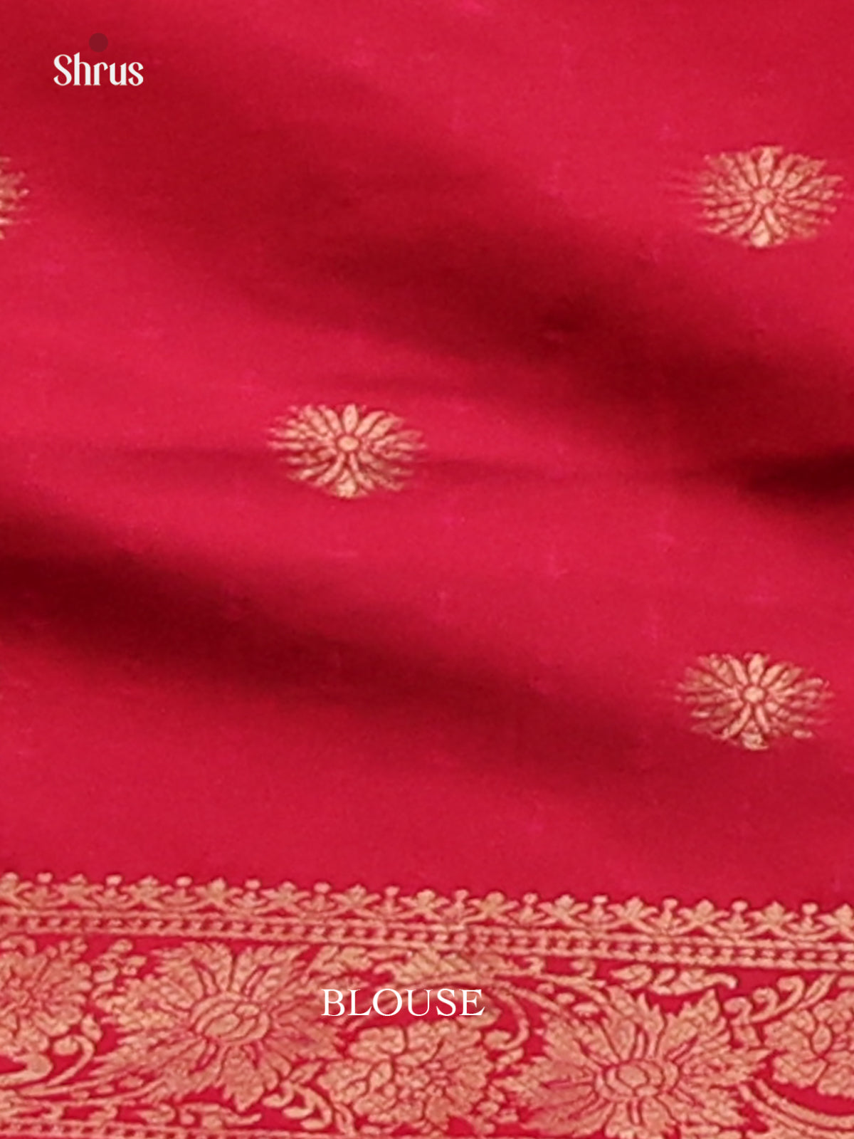 Violet & Red- Semi Softsilk Saree - Shop on Shrus.com