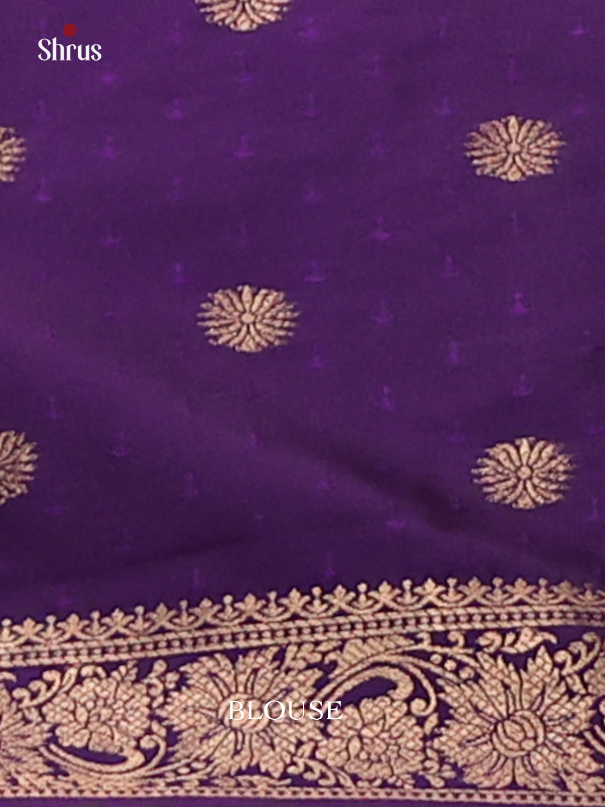 Green & Violet - Semi Softsilk Saree - Shop on Shrus.com