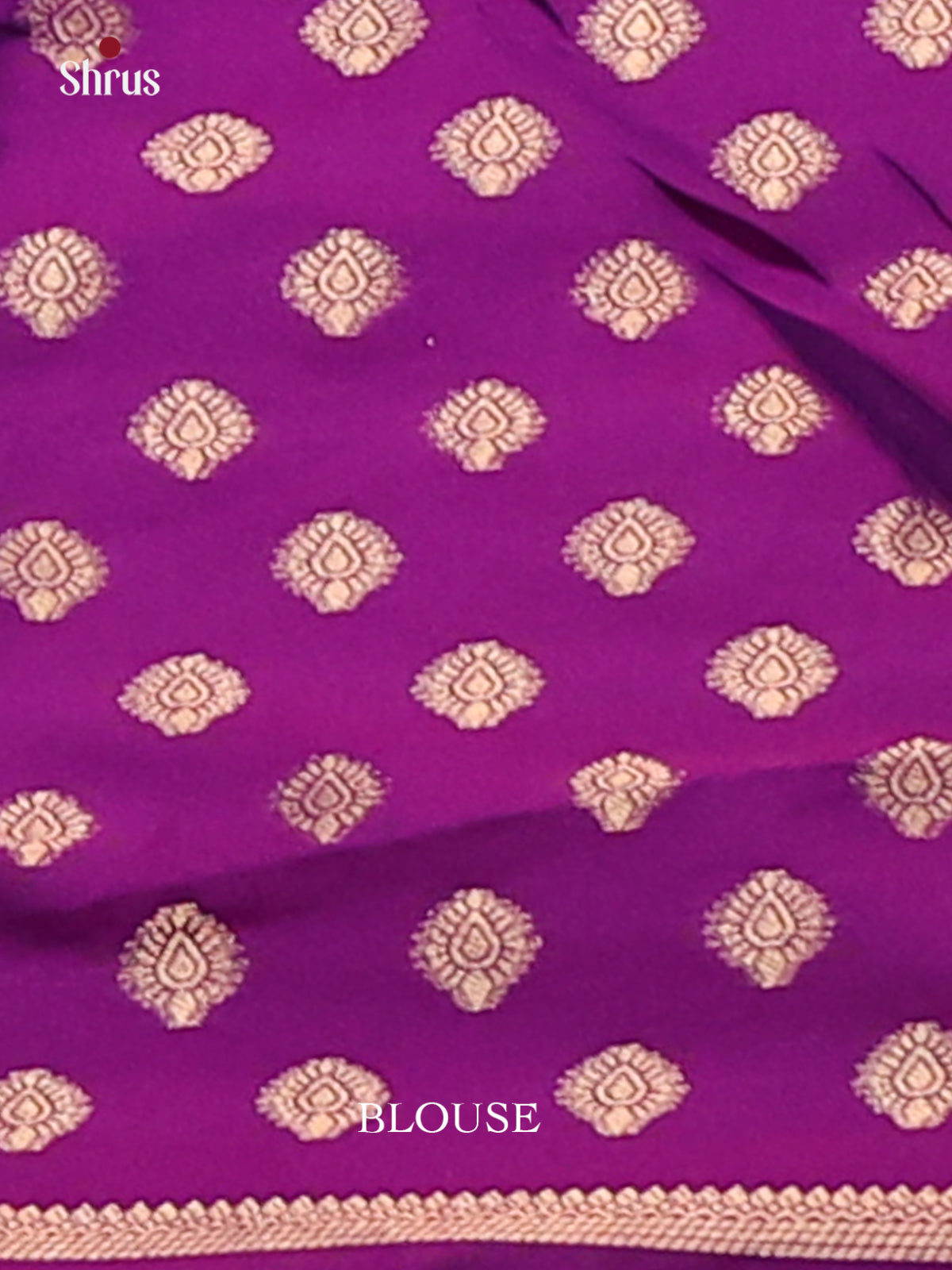 Purple - Semi Softsilk Saree - Shop on Shrus.com