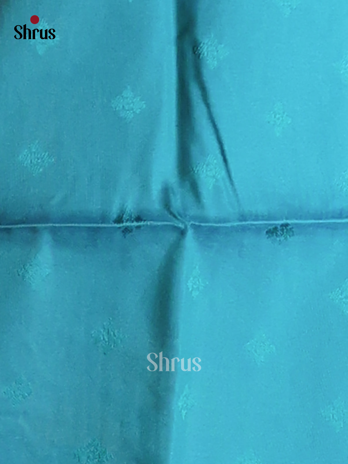 Teal Blue- Semi Softsilk Saree - Shop on Shrus.com