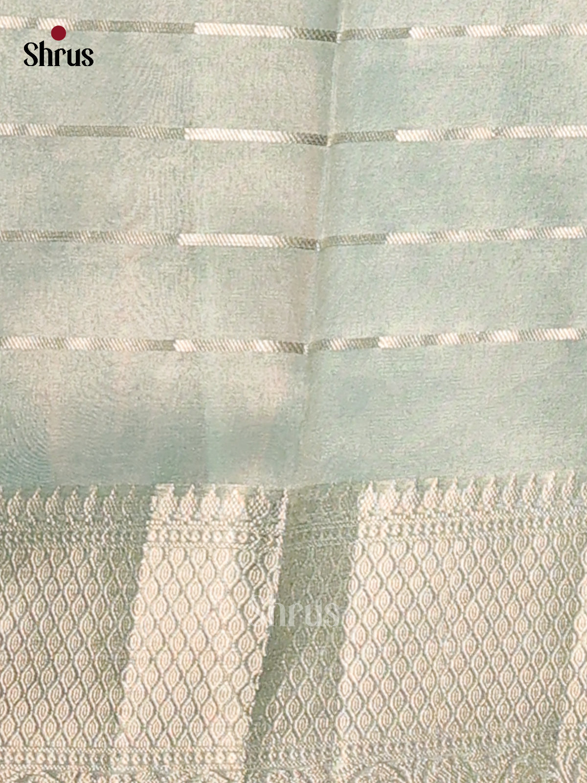 Green & Blue - North Silk Cotton Saree - Shop on Shrus.com