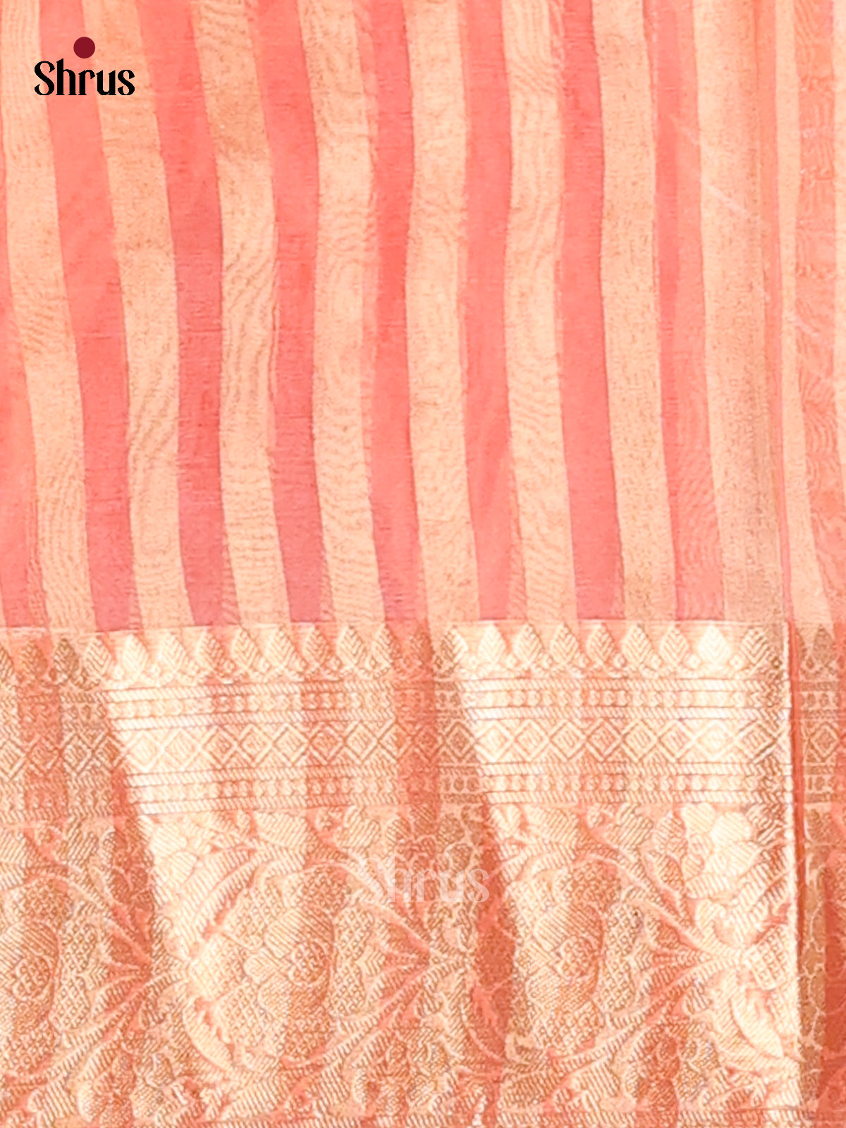 Peach & Grey - North Silk Cotton Saree - Shop on Shrus.com