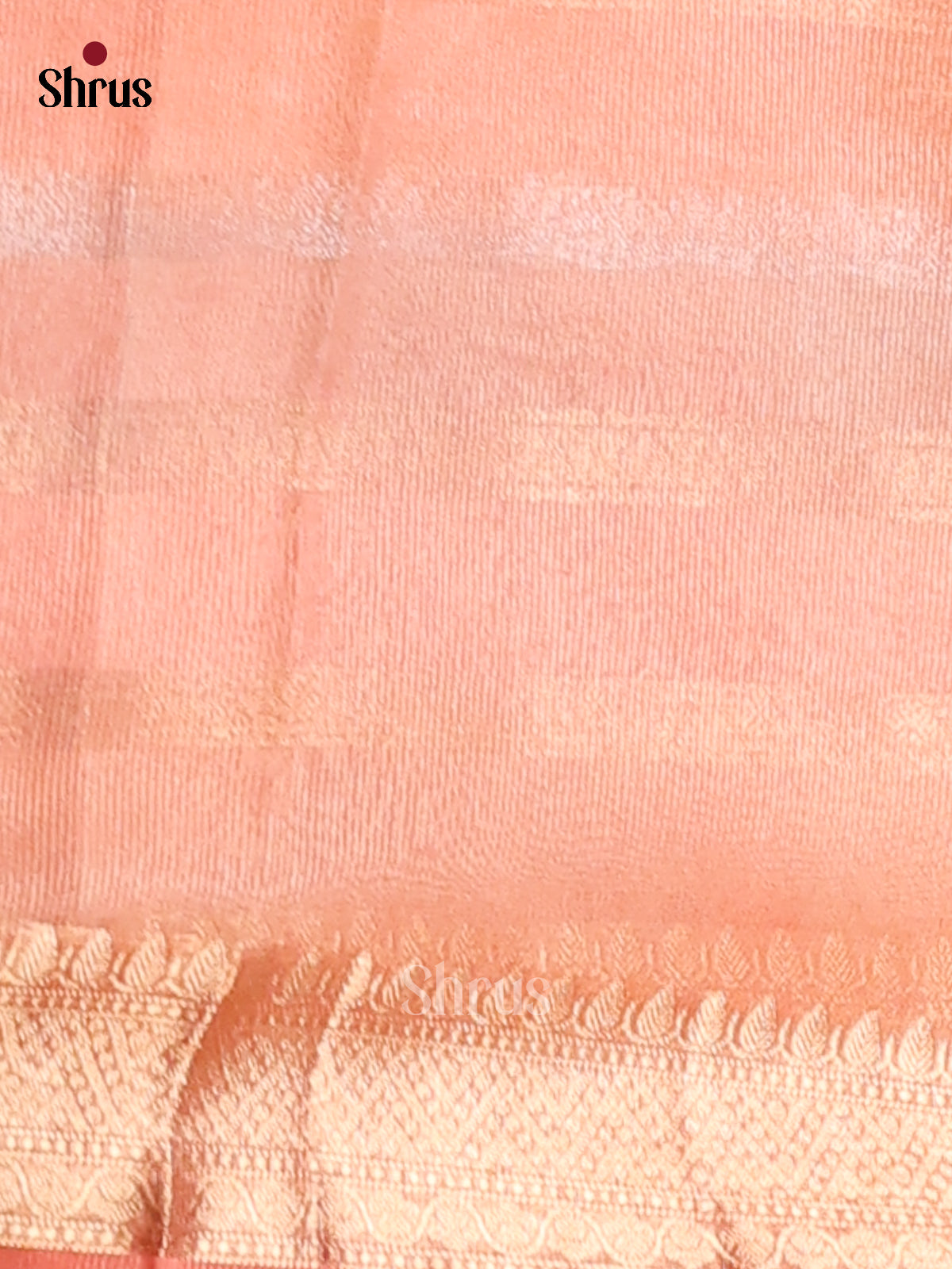 Grey & Peach - North Silk Cotton Saree - Shop on Shrus.com