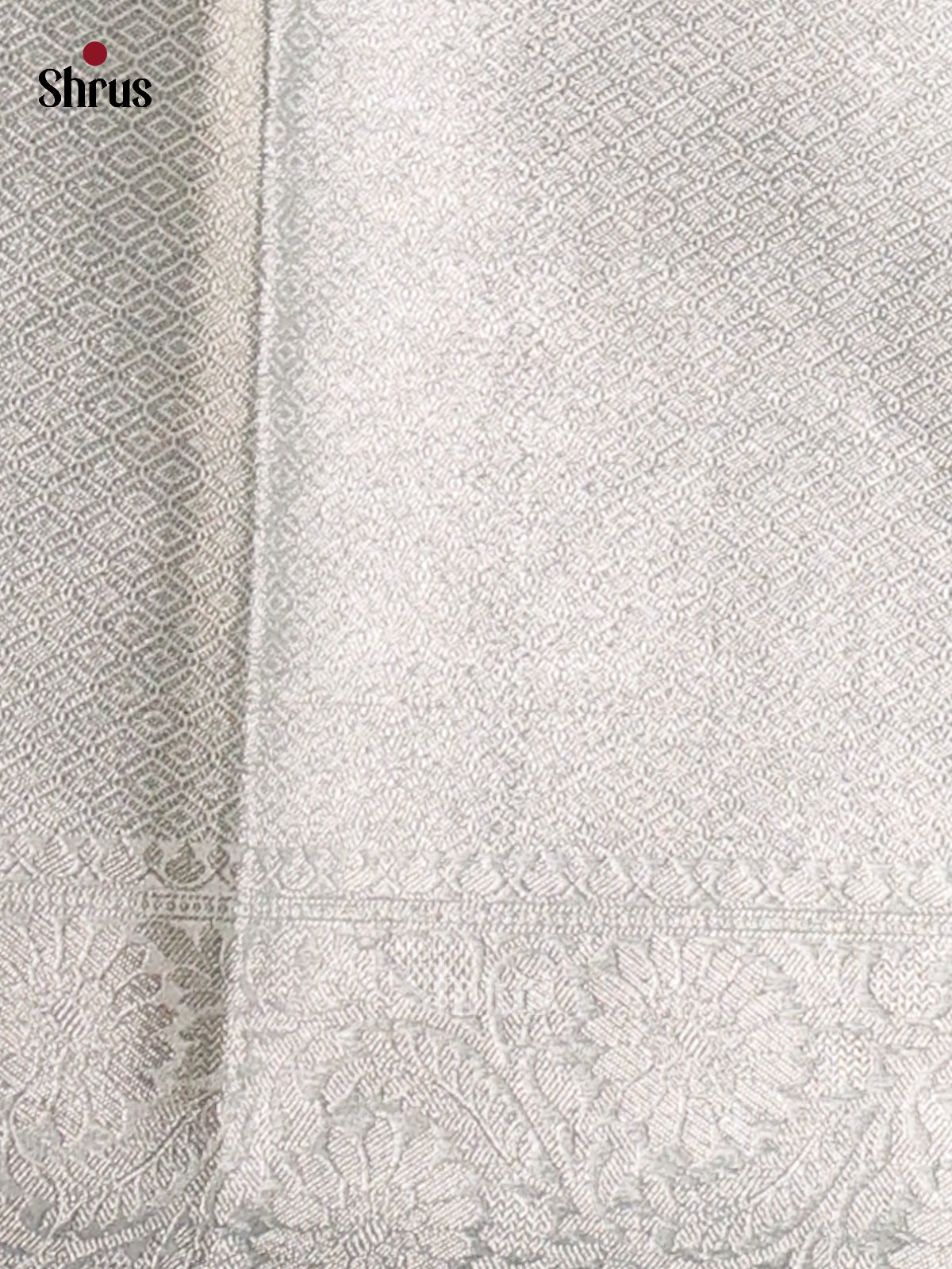 Blue & Grey - North Silk Cotton Saree - Shop on Shrus.com