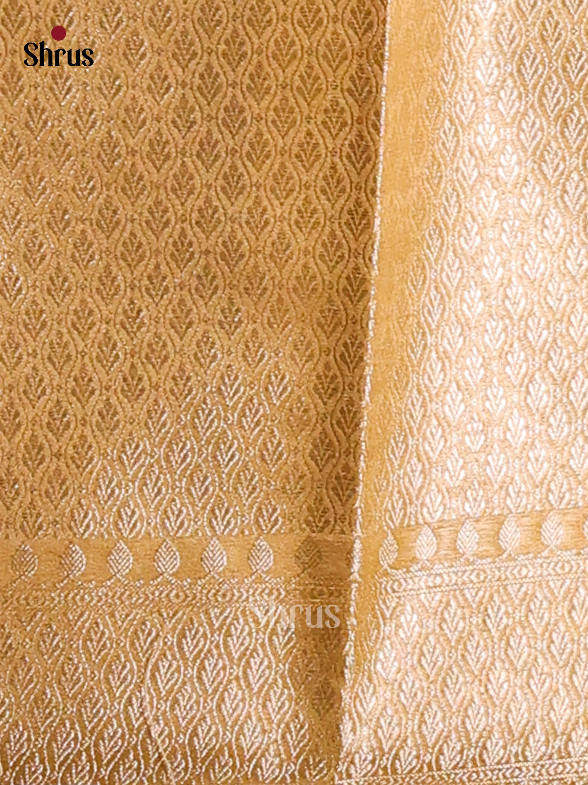 Mustard & green - North Silk Cotton Saree - Shop on Shrus.com