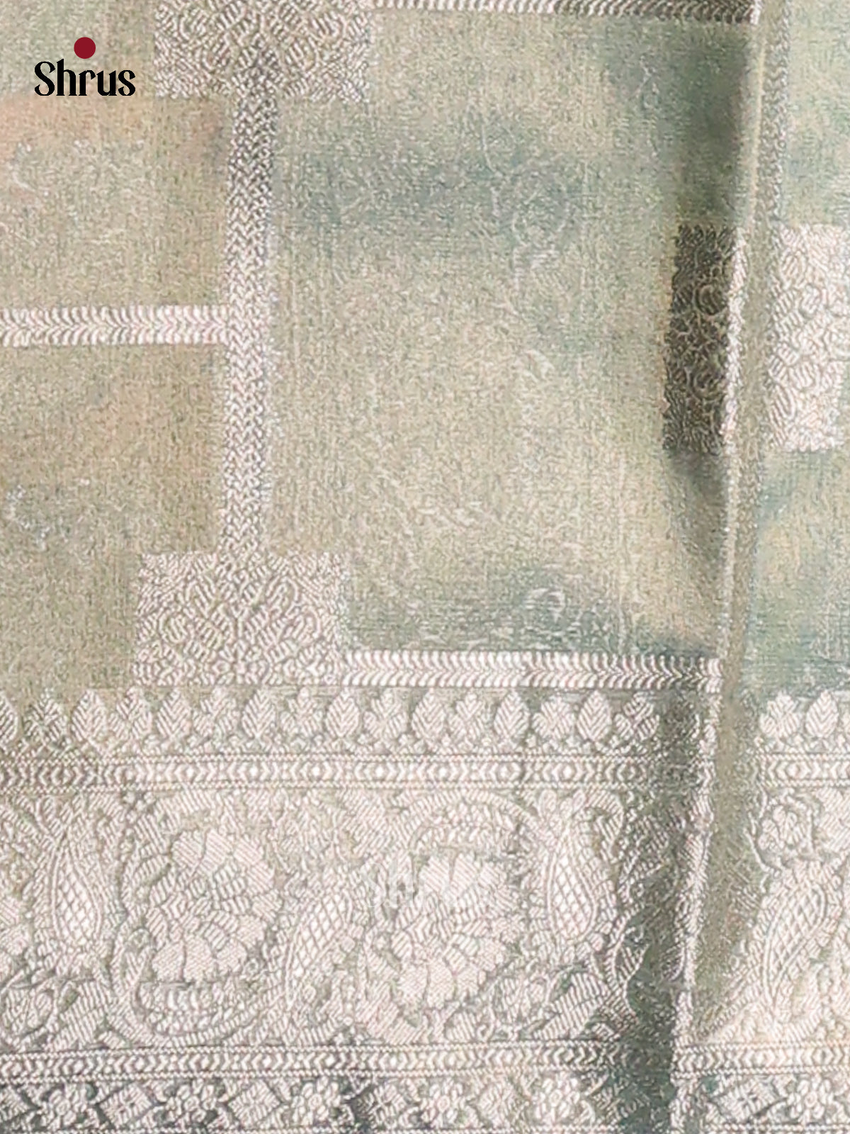 Green & Blue - North Silk Cotton Saree - Shop on Shrus.com