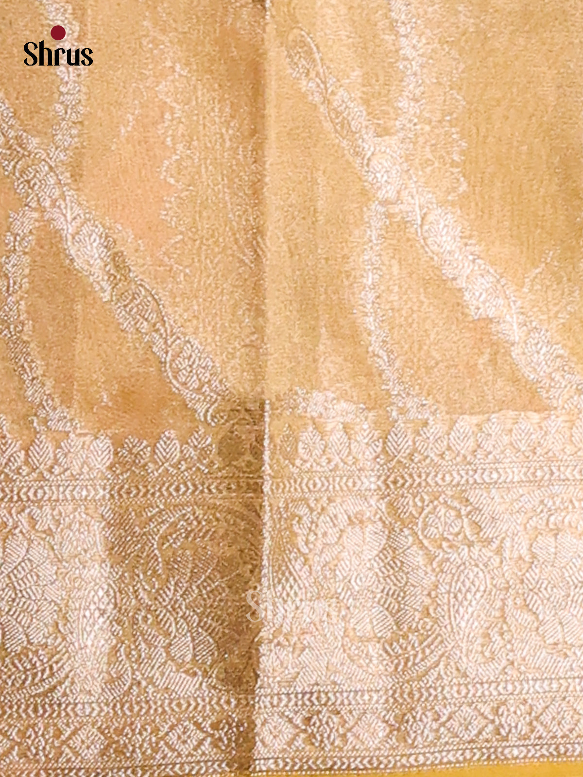Mustard- North Silk Cotton Saree - Shop on Shrus.com