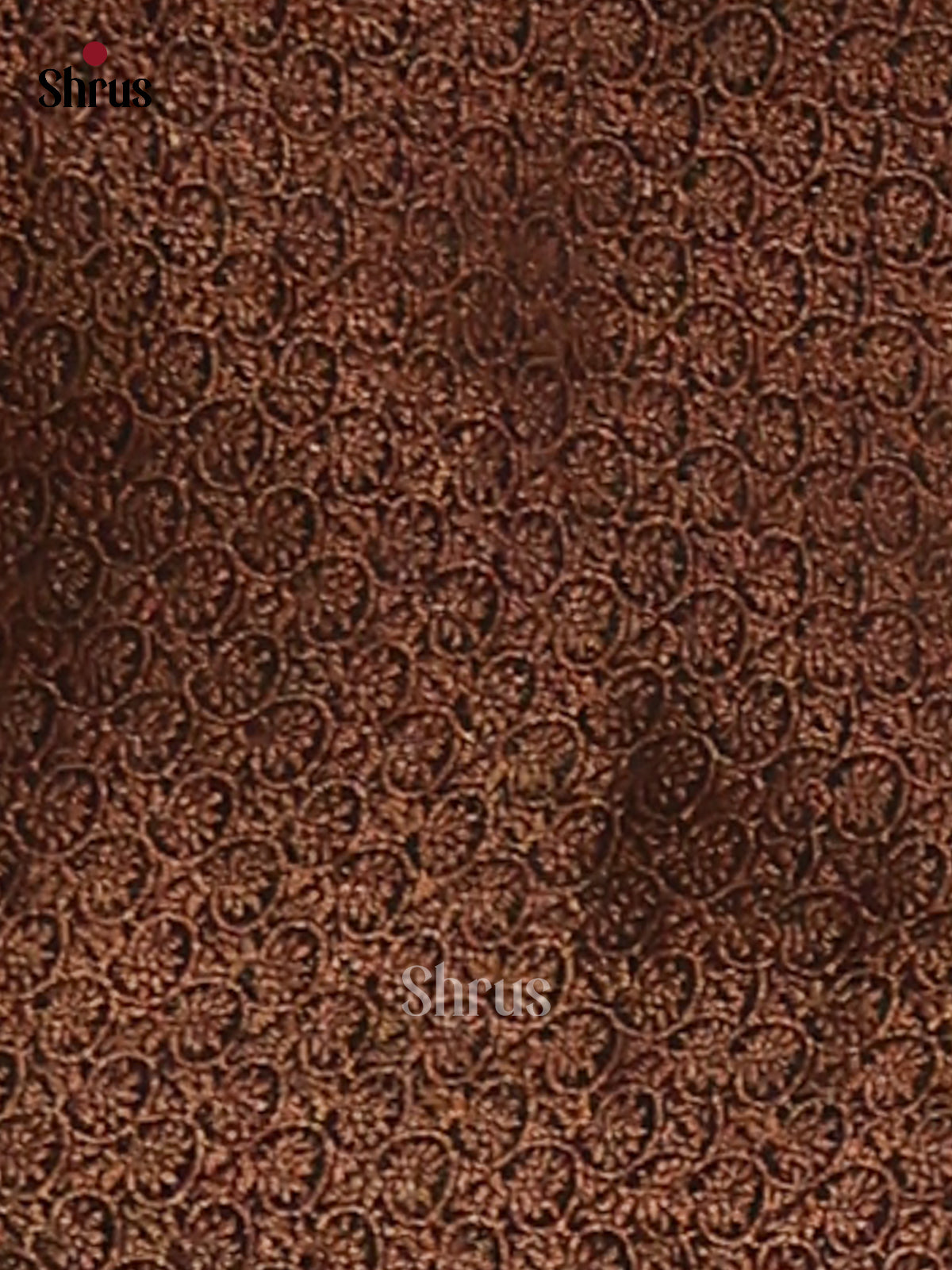 Black - Semi Linen Print Saree - Shop on Shrus.com