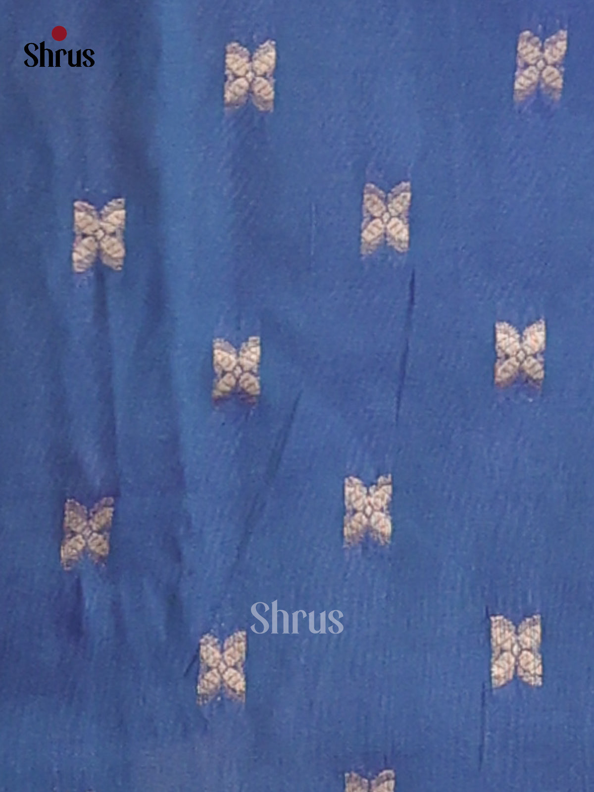 Blue- Semi Softsilk Saree - Shop on Shrus.com