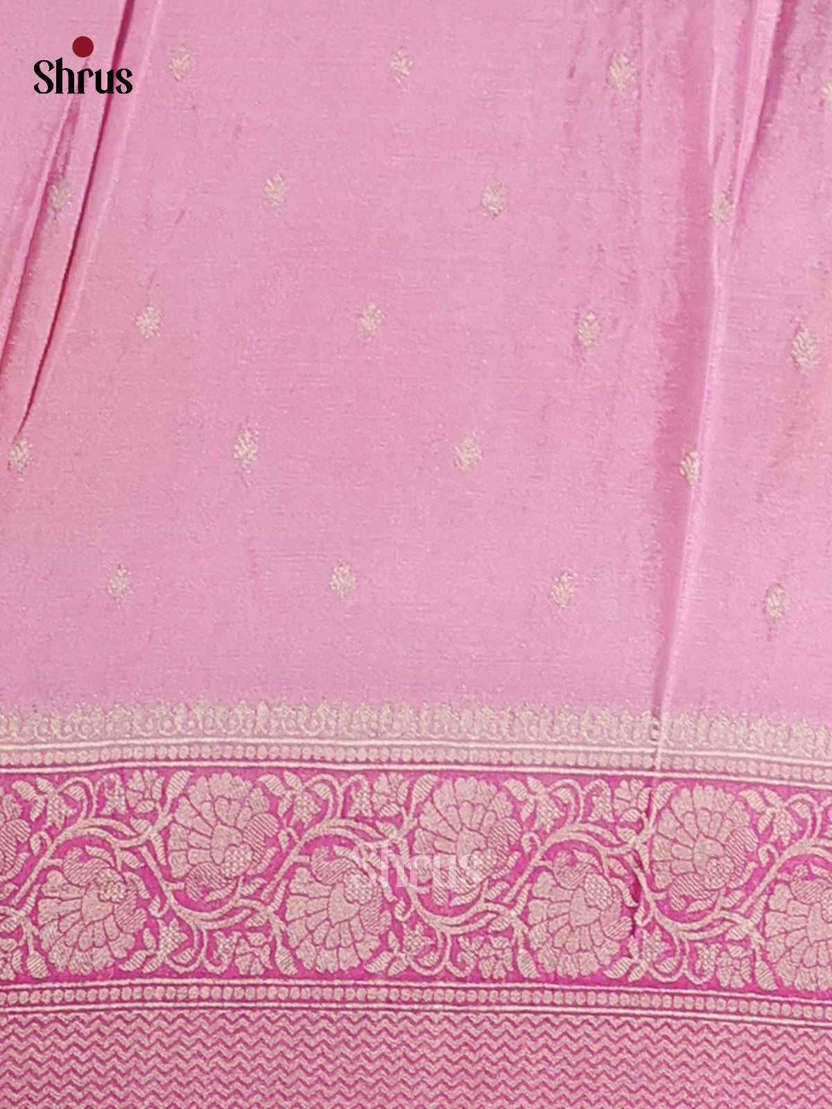 Pink - Semi Georgette saree - Shop on Shrus.com