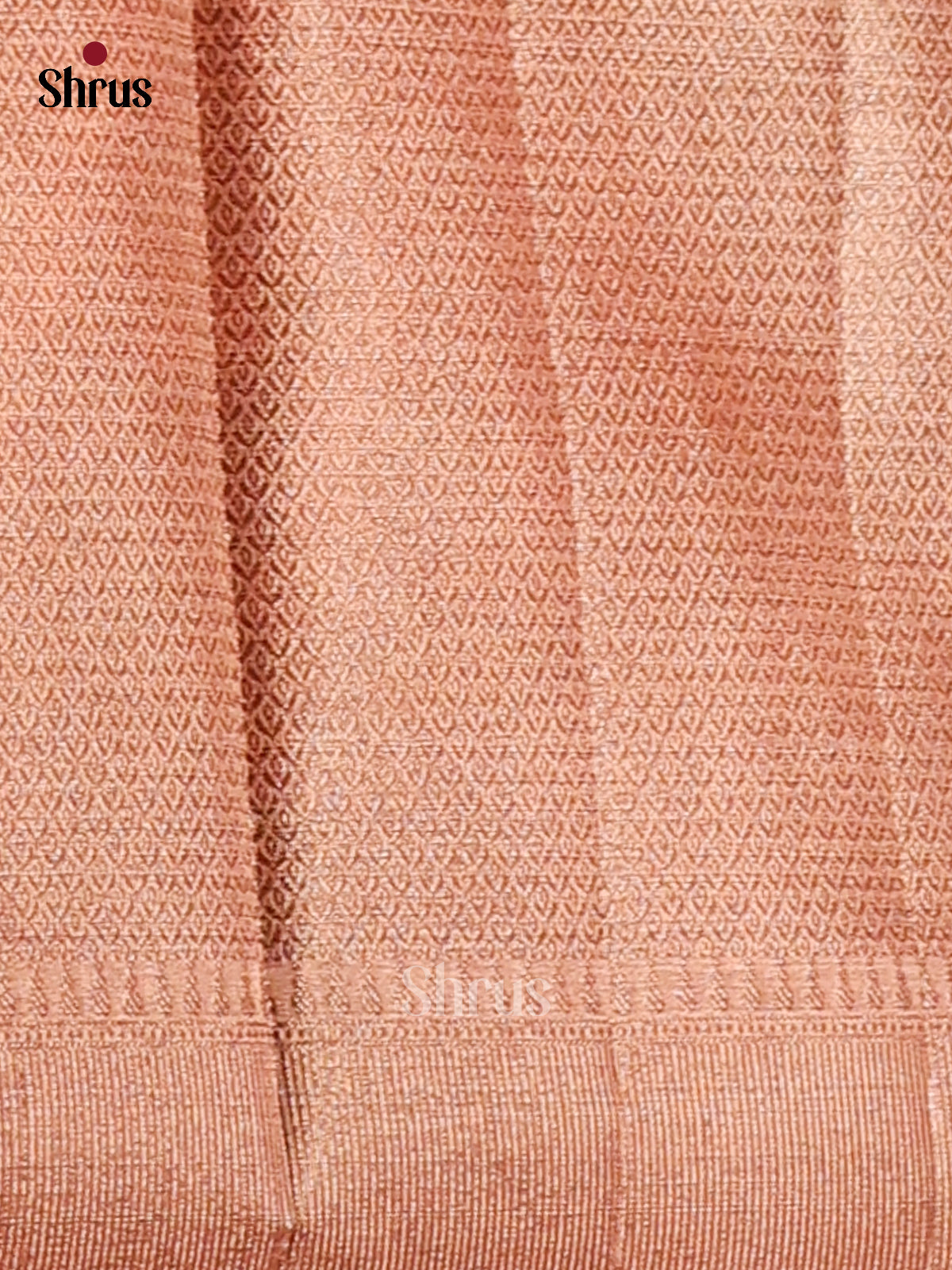 Brown- Bamboo silk Saree - Shop on Shrus.com