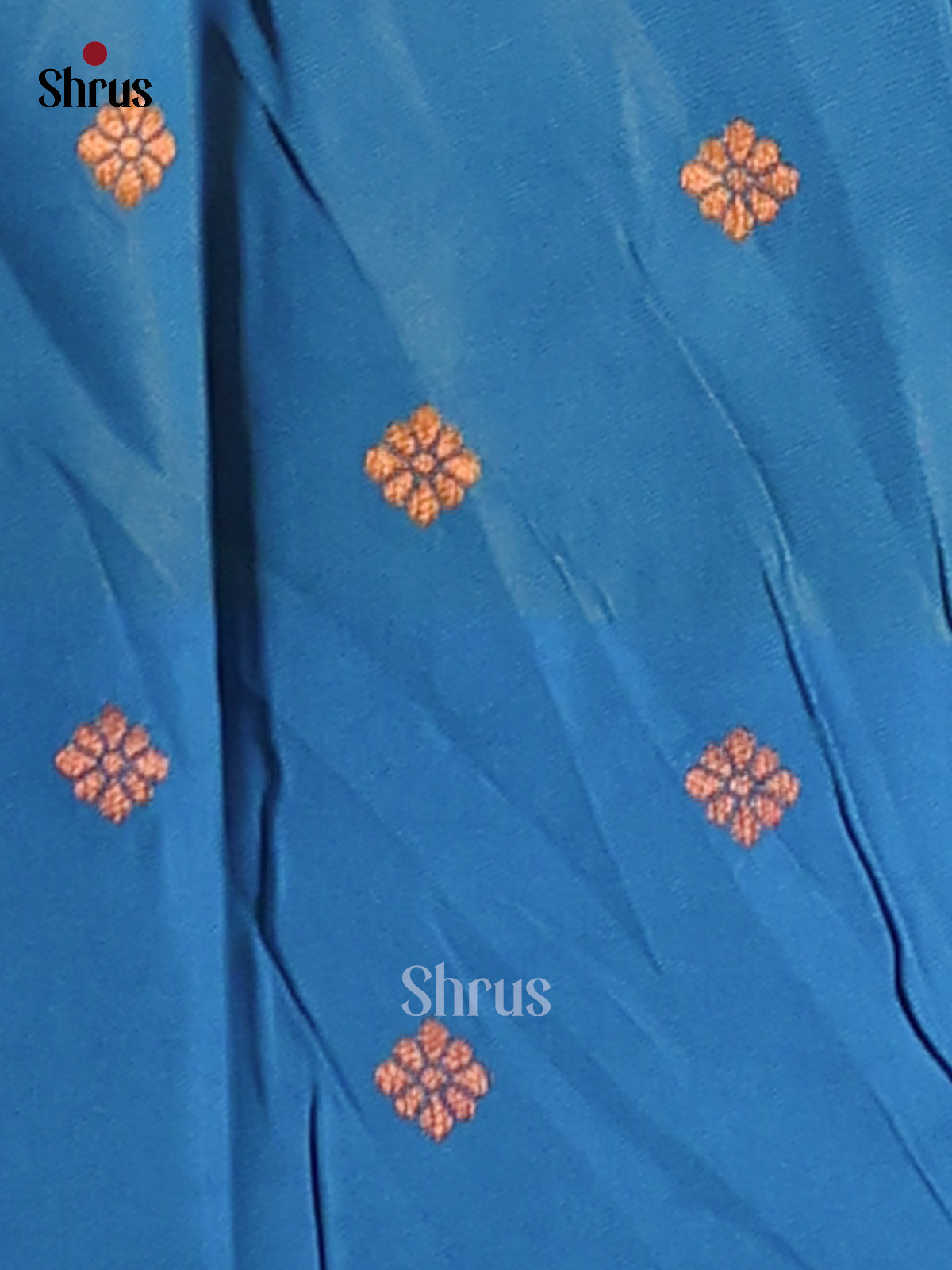 Green & Blue- Semi Softsilk Saree - Shop on Shrus.com