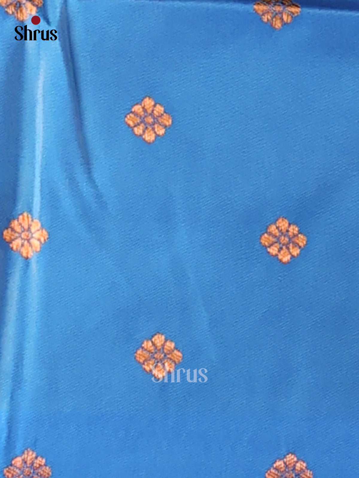 Green & Blue- Semi Softsilk Saree - Shop on Shrus.com